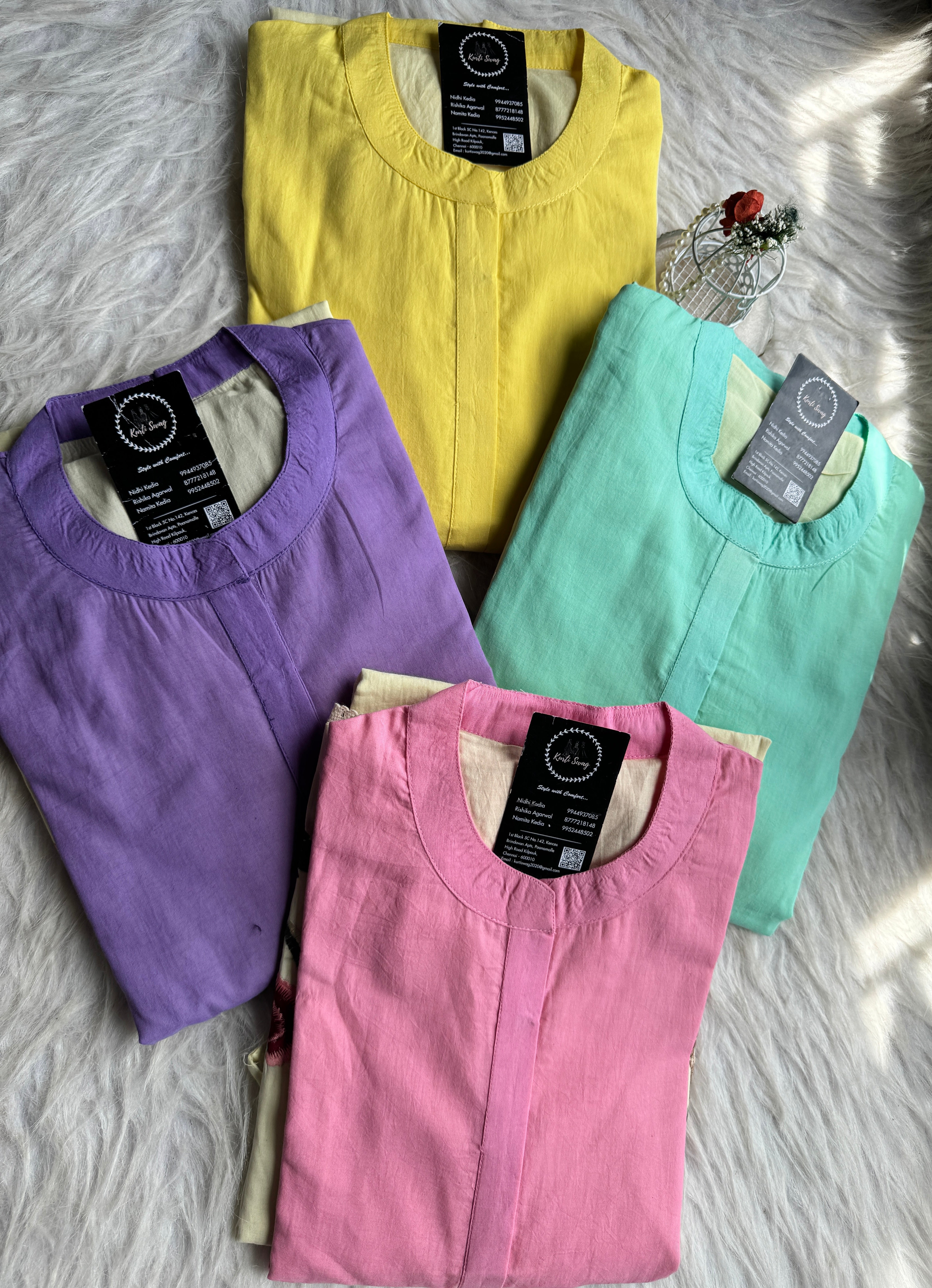 “MAUSAM” Pure Cotton Kurti In Ombré Shades | KurtiSwag