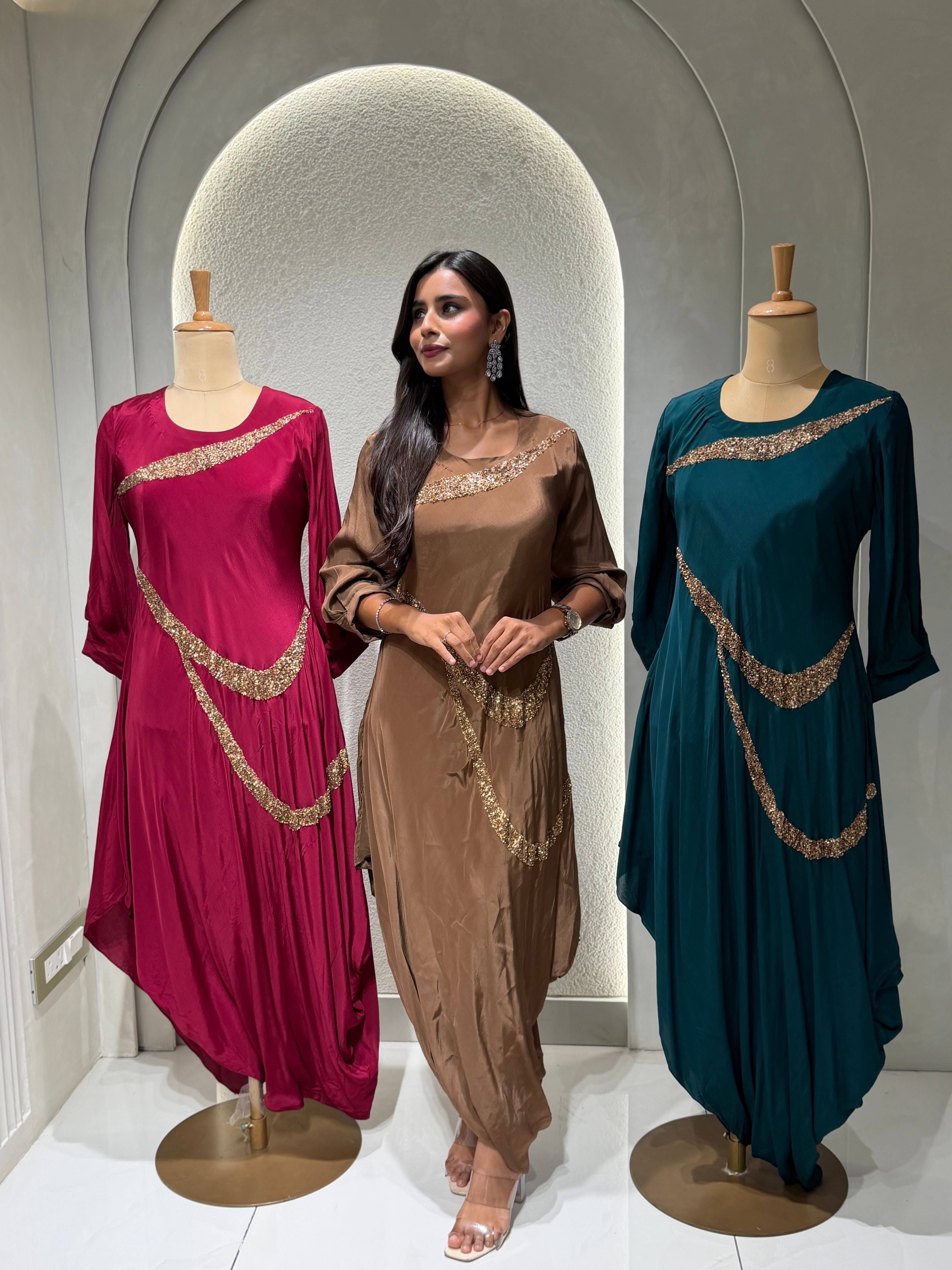“AURA” Indowestern Party Dress ✨💕 | KurtiSwag