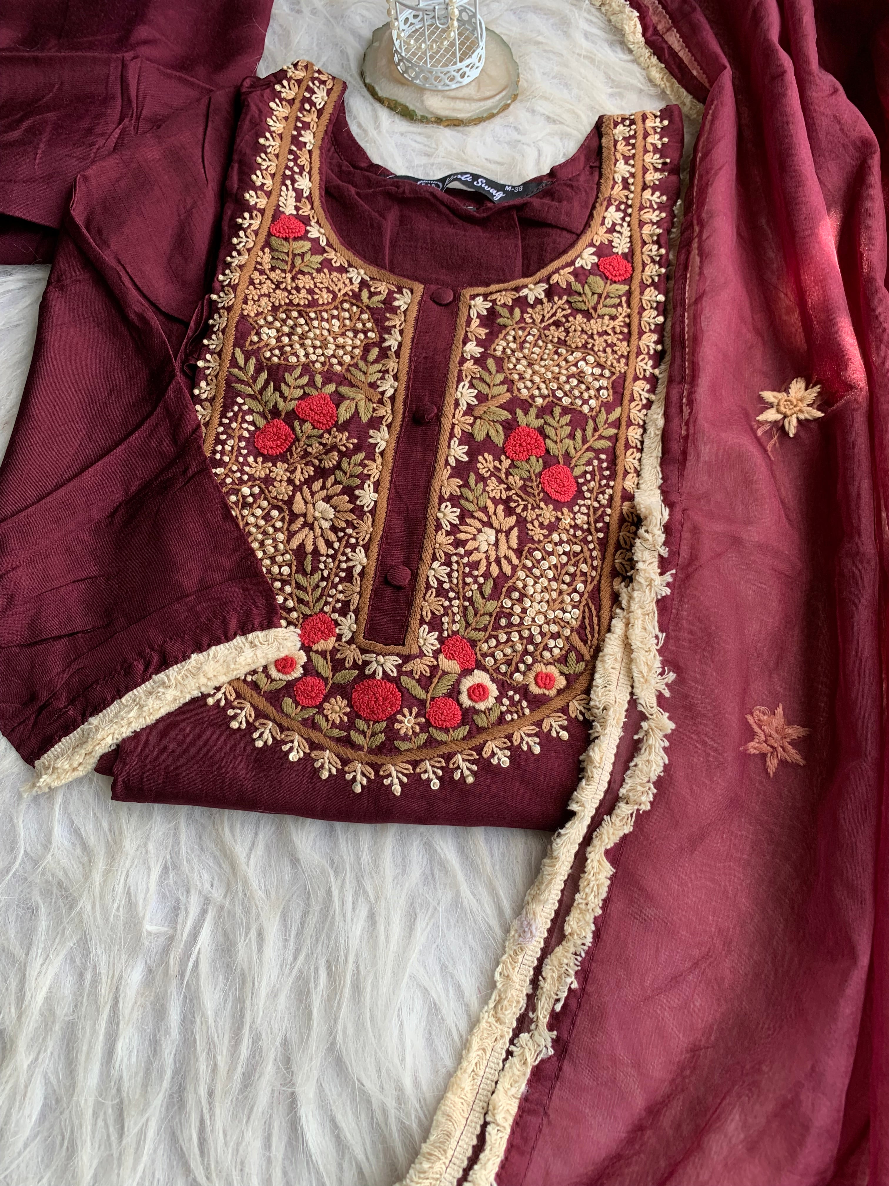 “GEHNA” Premium Festive dola Silk Suit Set ❤️ | KurtiSwag