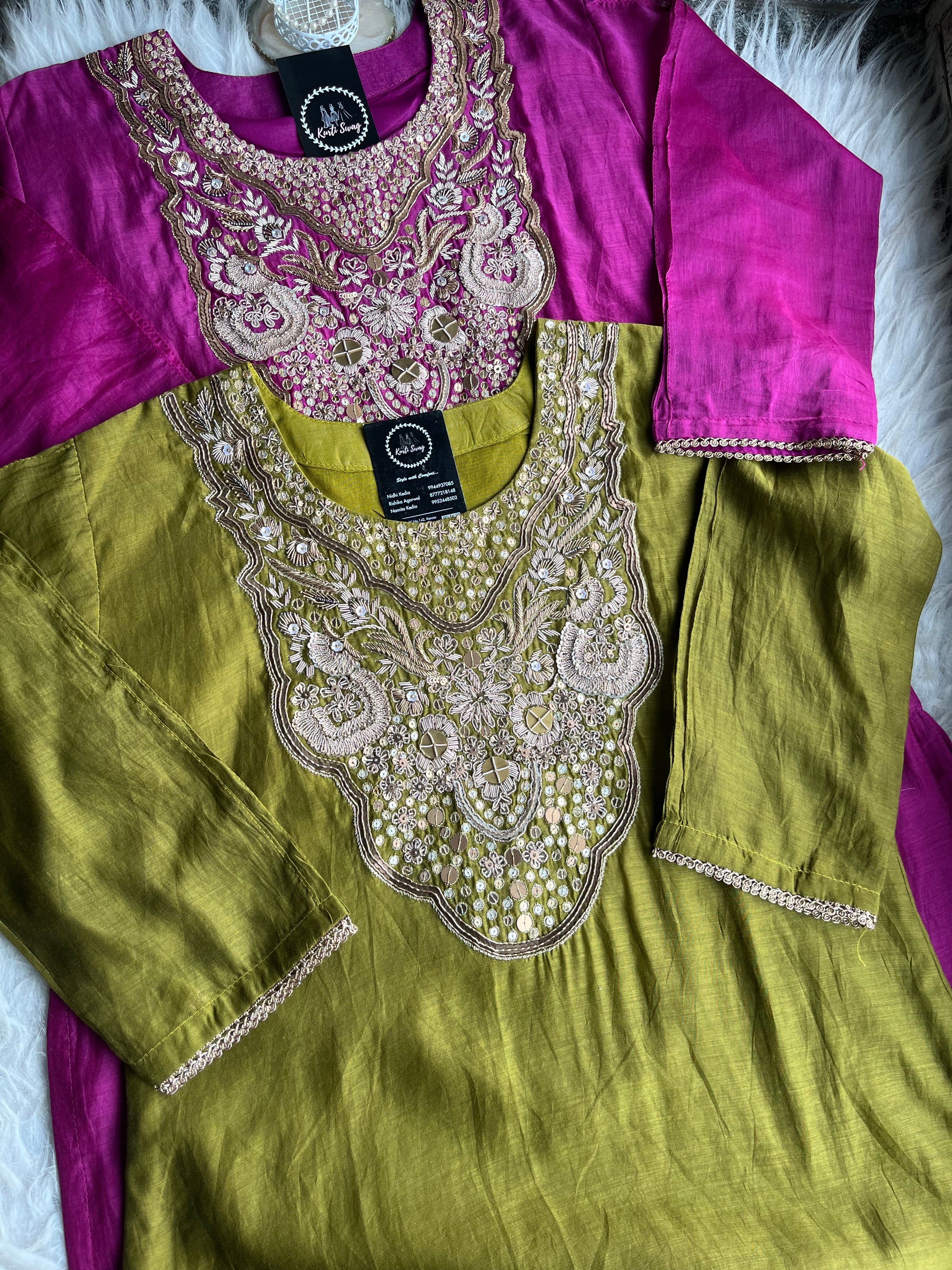 “SAMRAKSHA” Premium Festive Suit Set In Mul Chanderi ✨💕 | KurtiSwag
