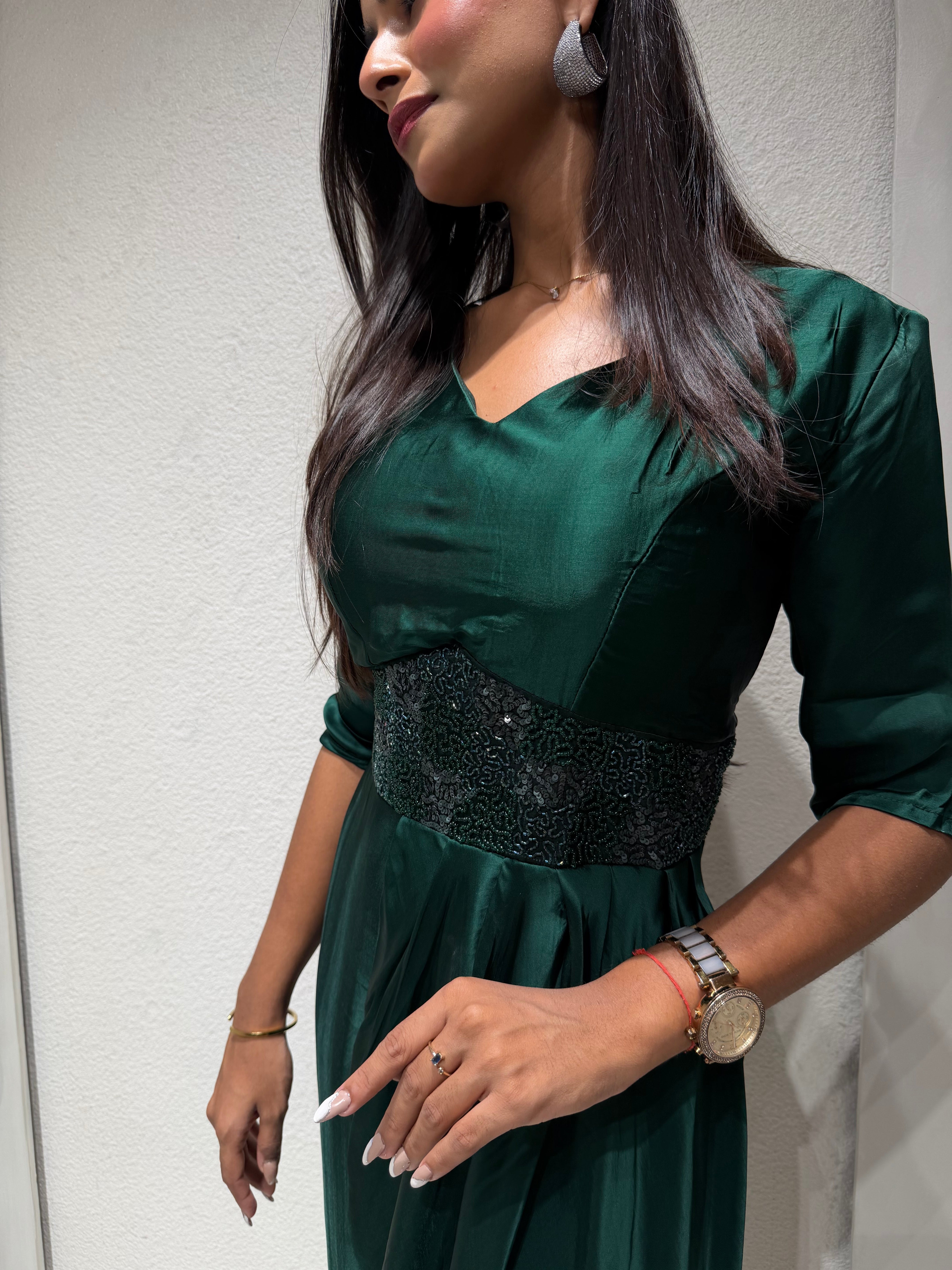 “HELEN” Indowestern Dress ✨ | KurtiSwag