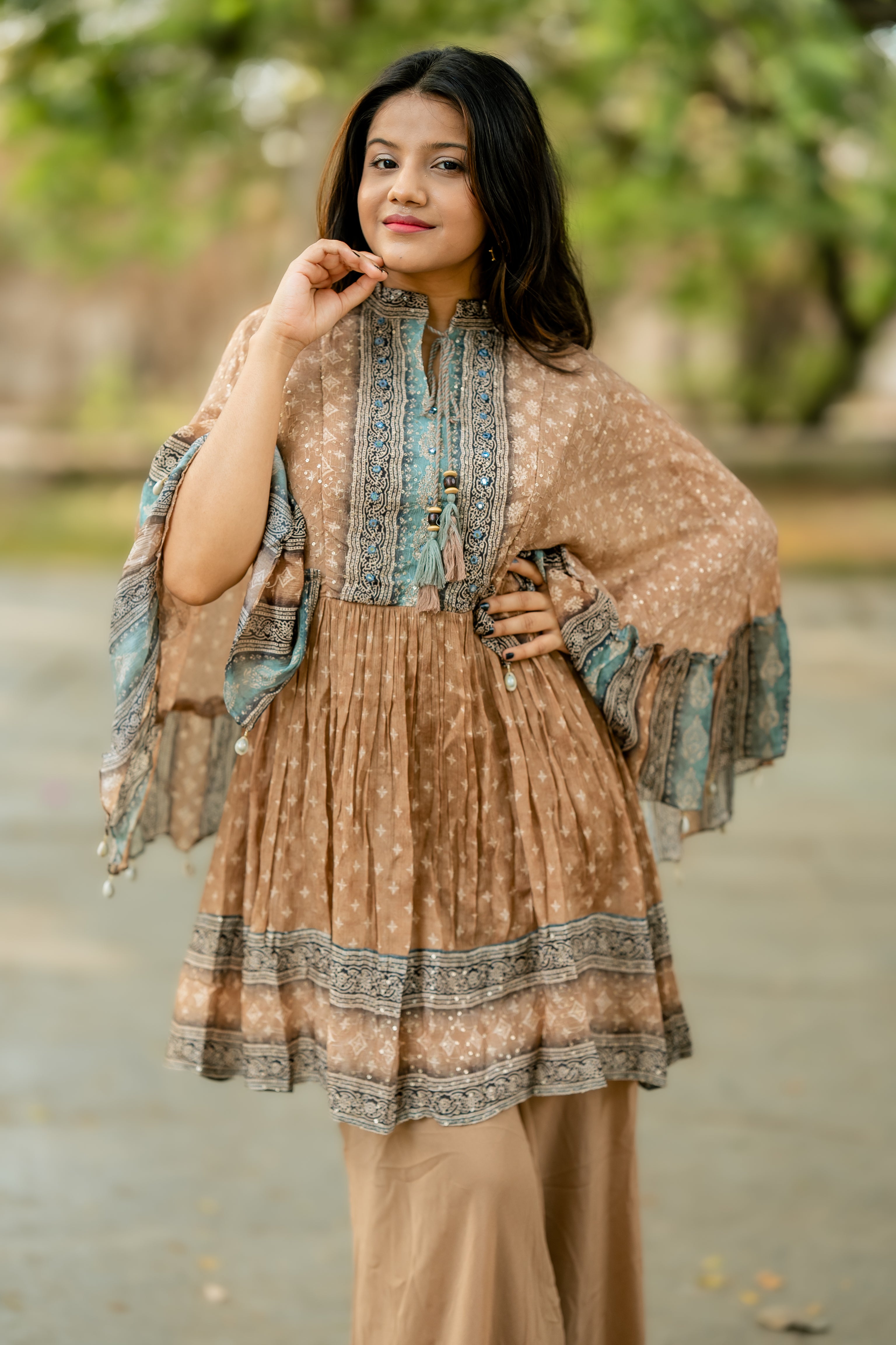 “ISHITA” Designer Peplum Coord Set✨❤️ | KurtiSwag