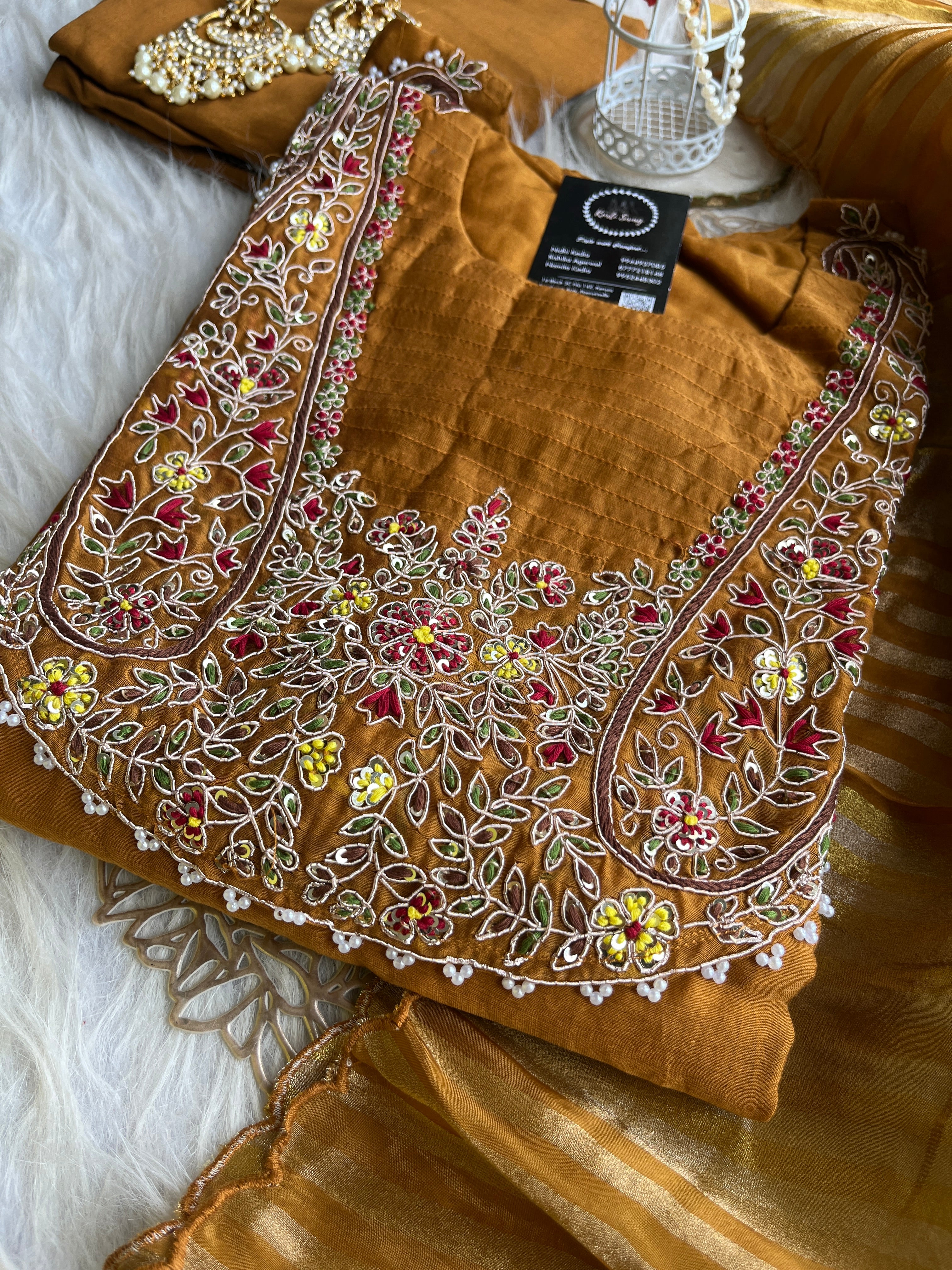 “SANGAM” Premium Mul Chanderi Festive Suit Set ✨♥️ | KurtiSwag