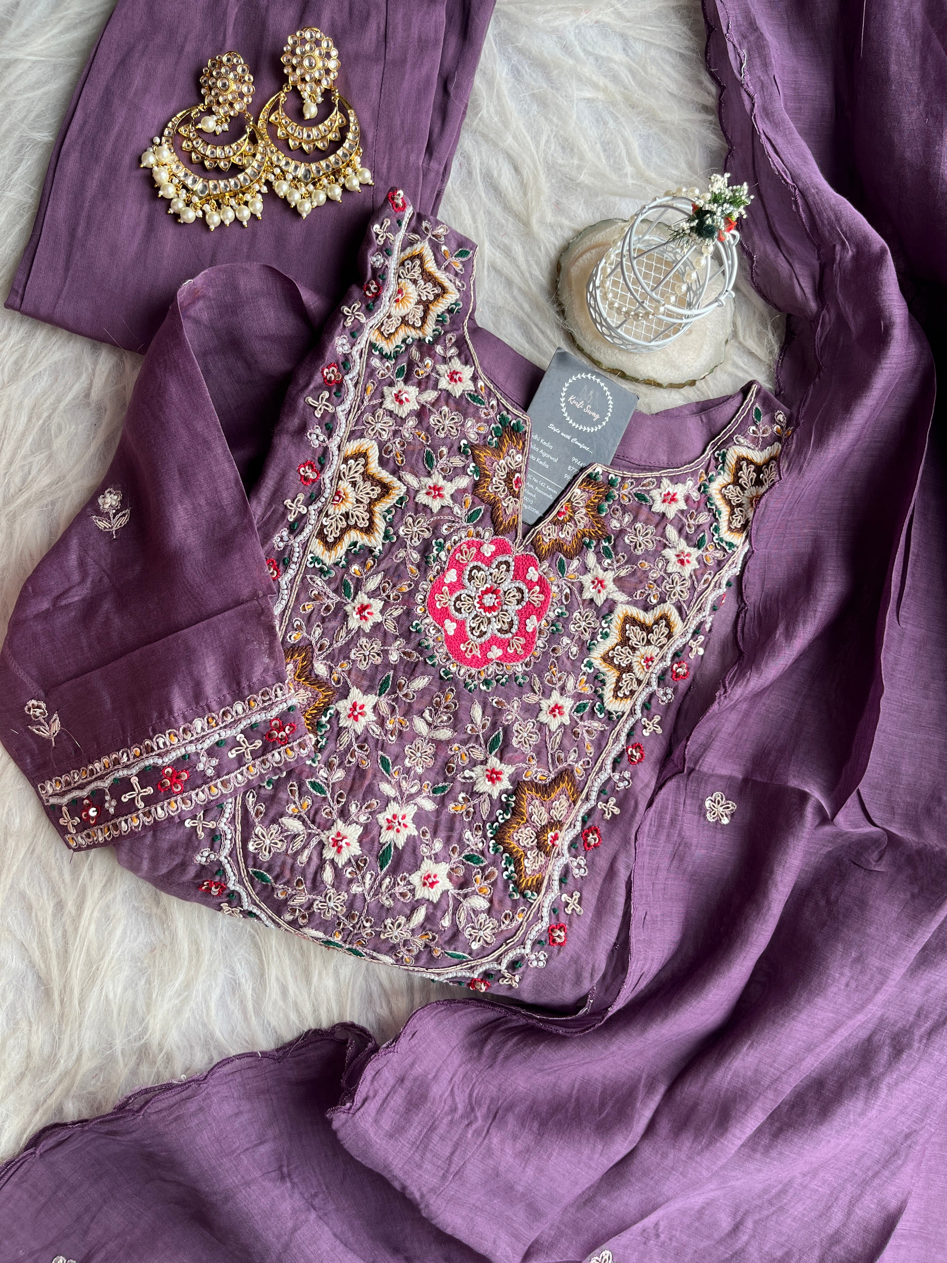 “DORI” Mul Chanderi Festive Edition ✨💕 | KurtiSwag