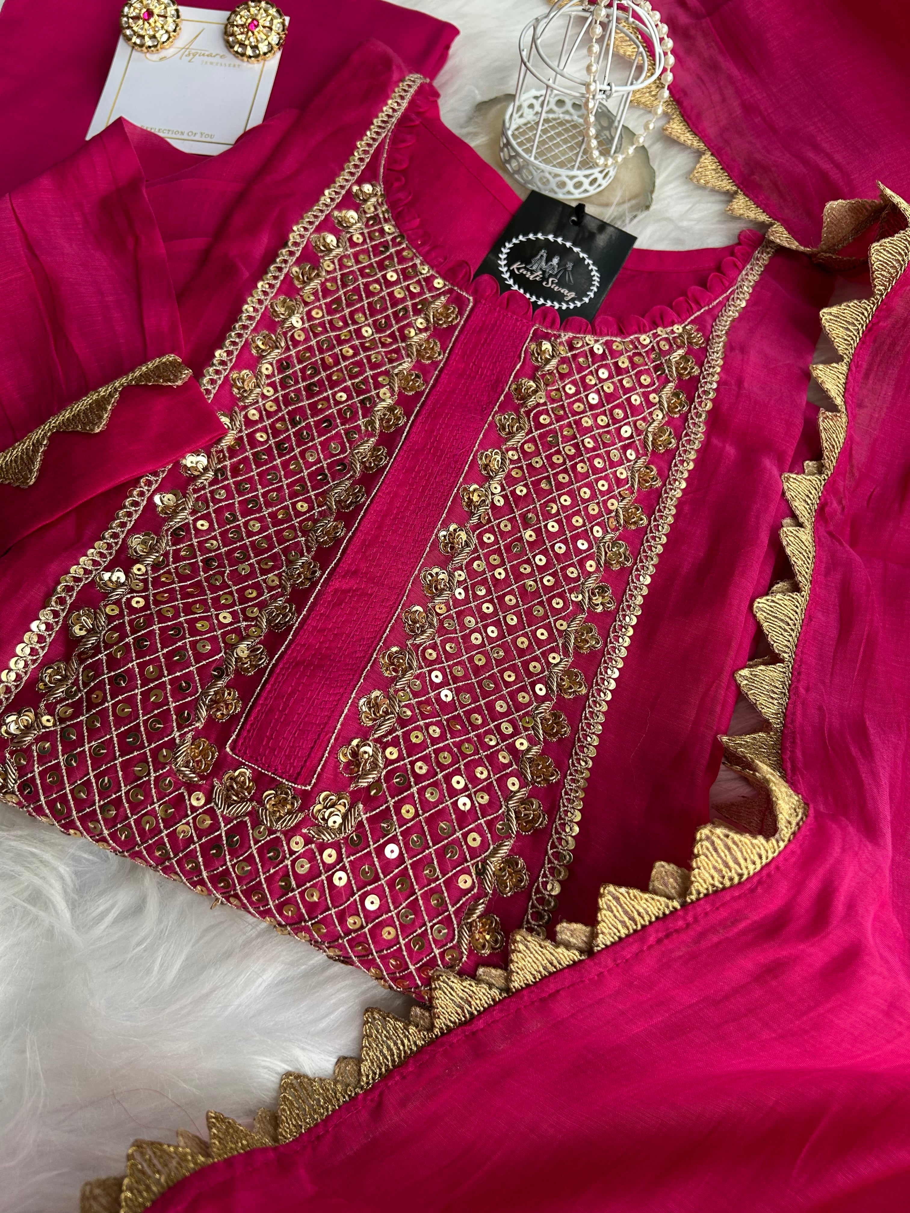“ISRANI” Premium Festive Wear In Mul Chanderi ✨💕 | KurtiSwag