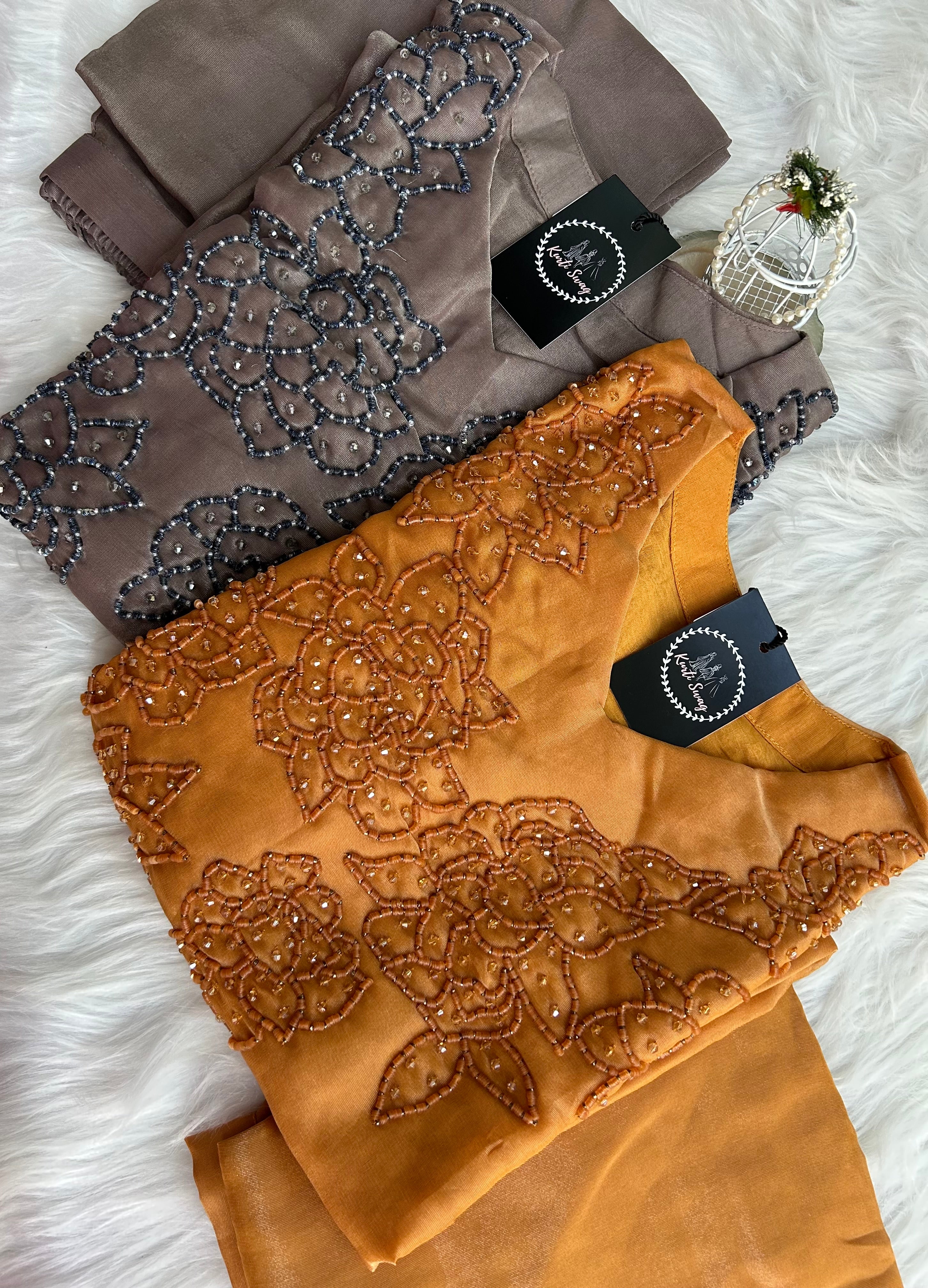 “LUMINOUS NOOR” Premium Organza Coord Set ✨♥️ | KurtiSwag