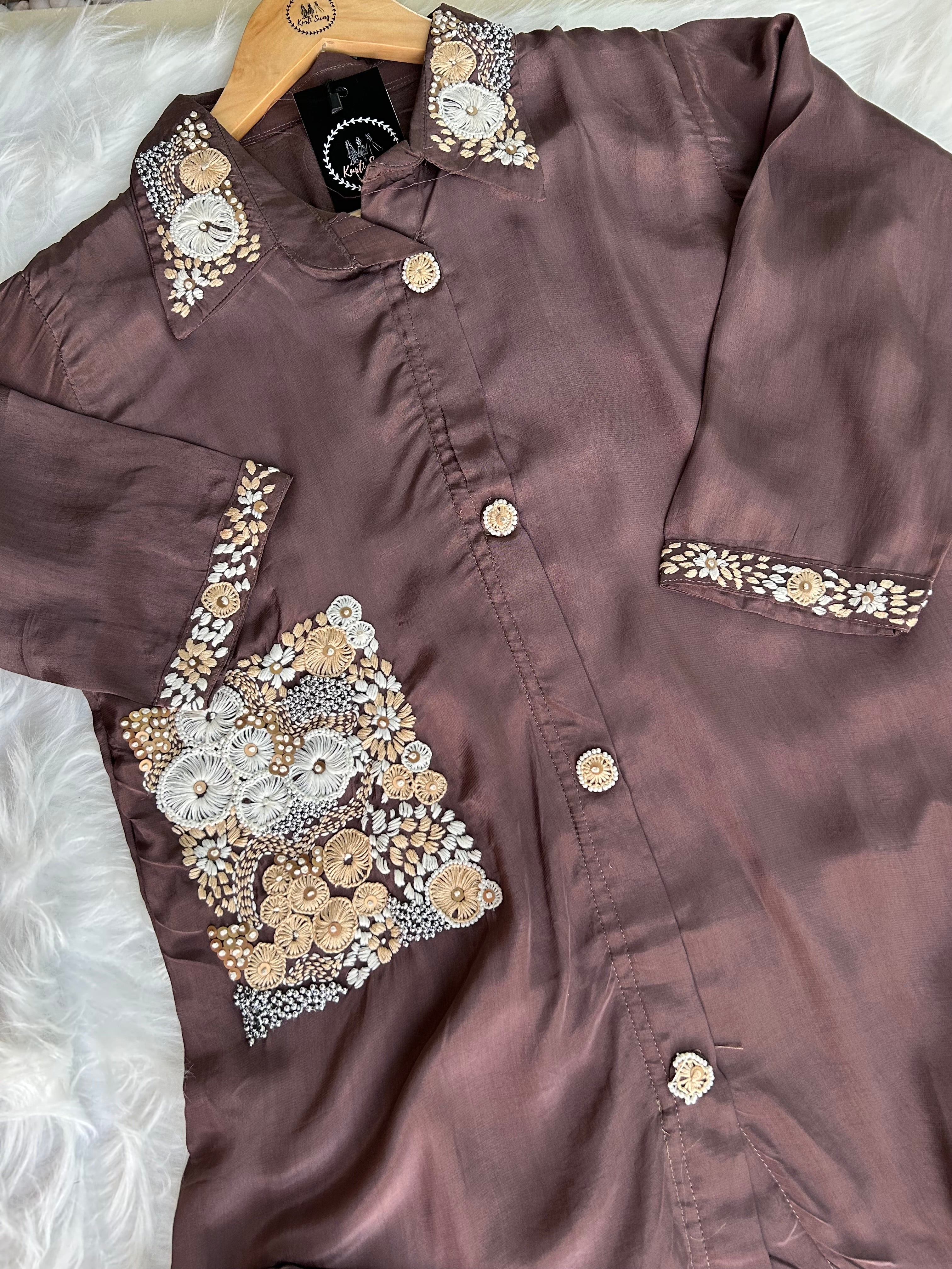 “KRIDHA” Festive crape Coord Set ✨♥️ | KurtiSwag