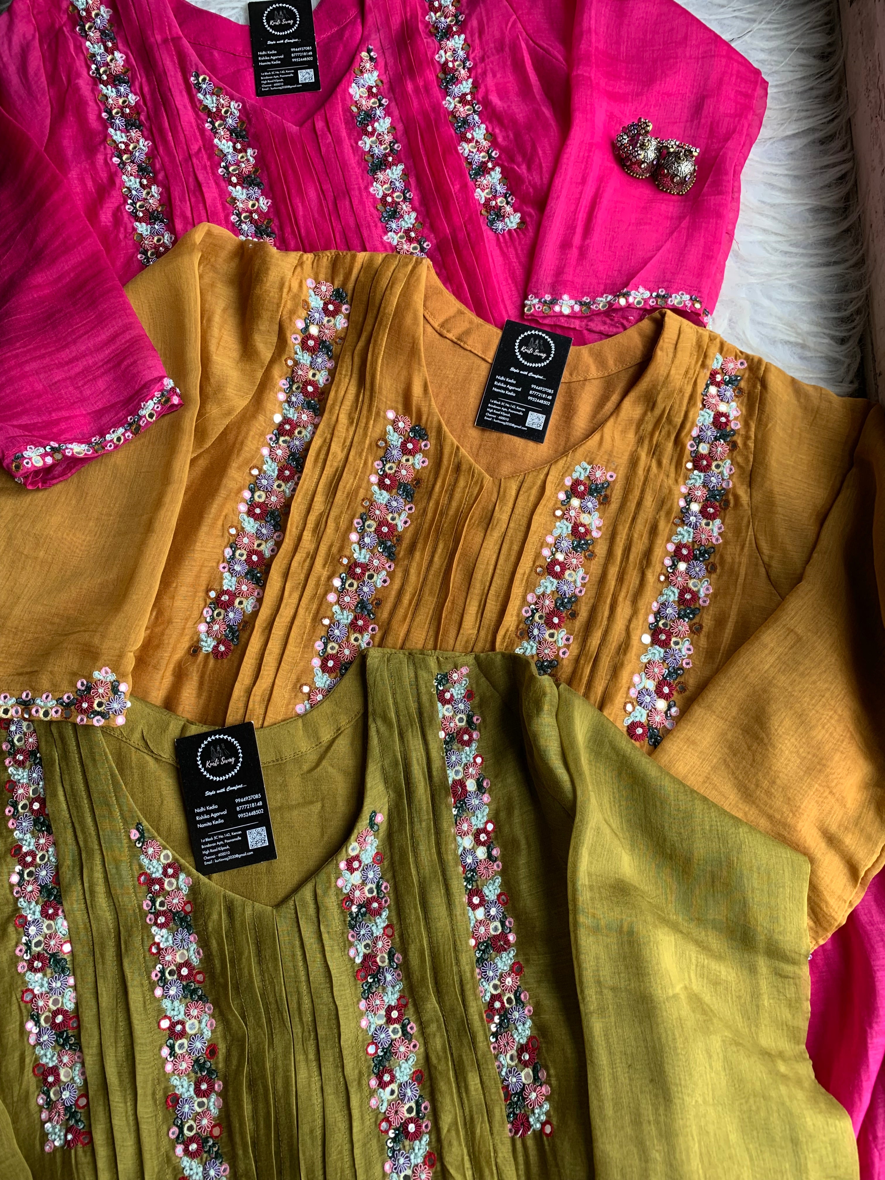 “SHANAYA” Premium Mul Chanderi Festive Wear ✨💕 | KurtiSwag