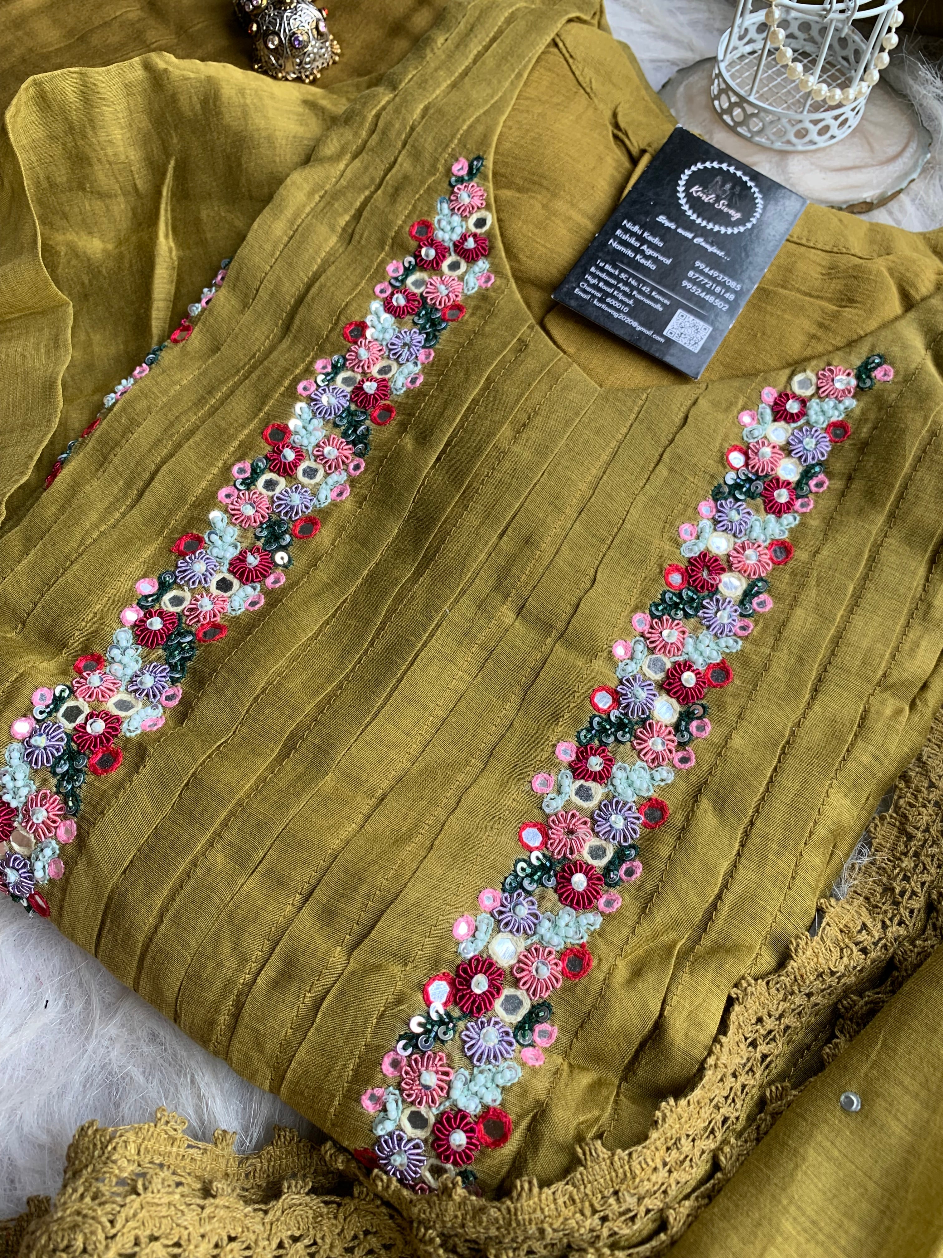 “SHANAYA” Premium Mul Chanderi Festive Wear ✨💕 | KurtiSwag