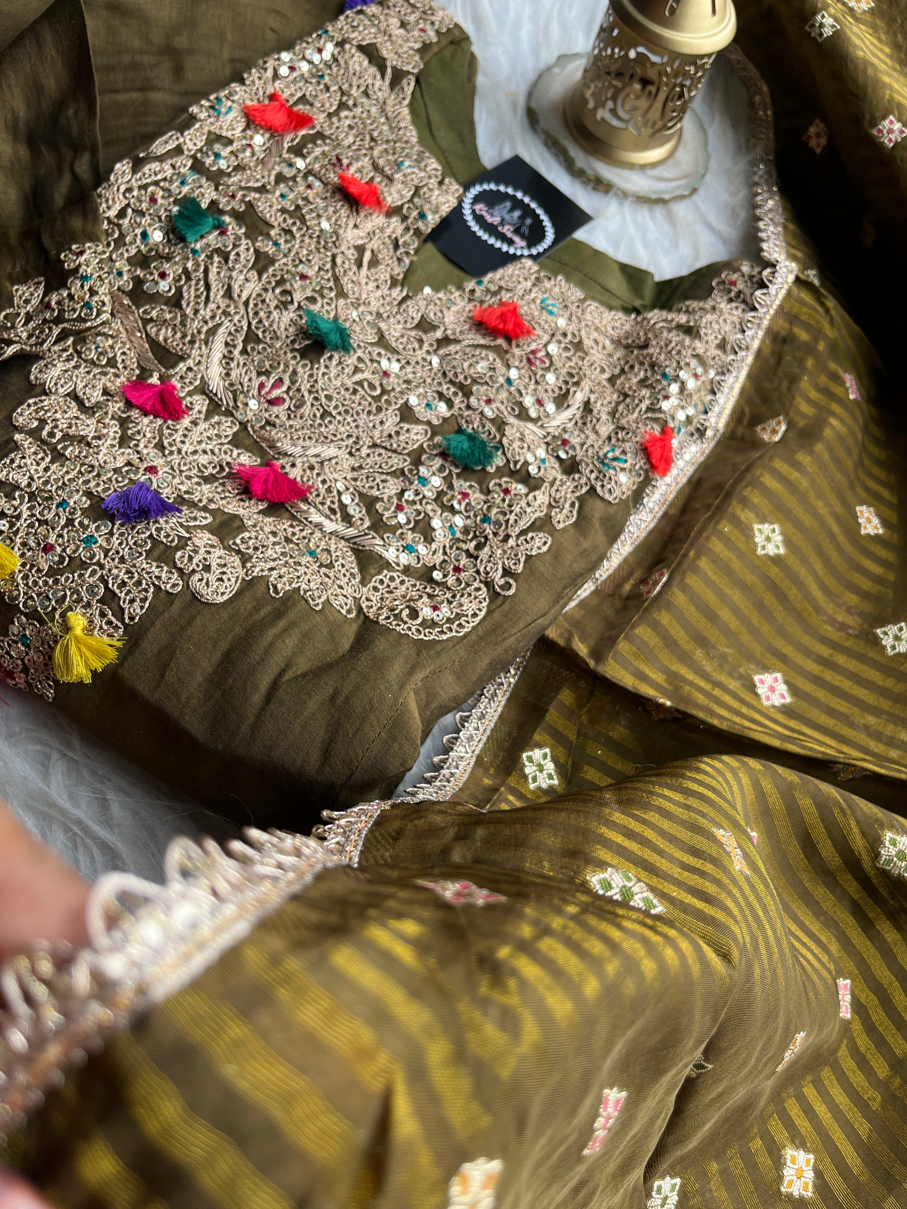 “PRAGYA” Mul Chanderi Festive Wear Suit Set ♥️✨ | KurtiSwag