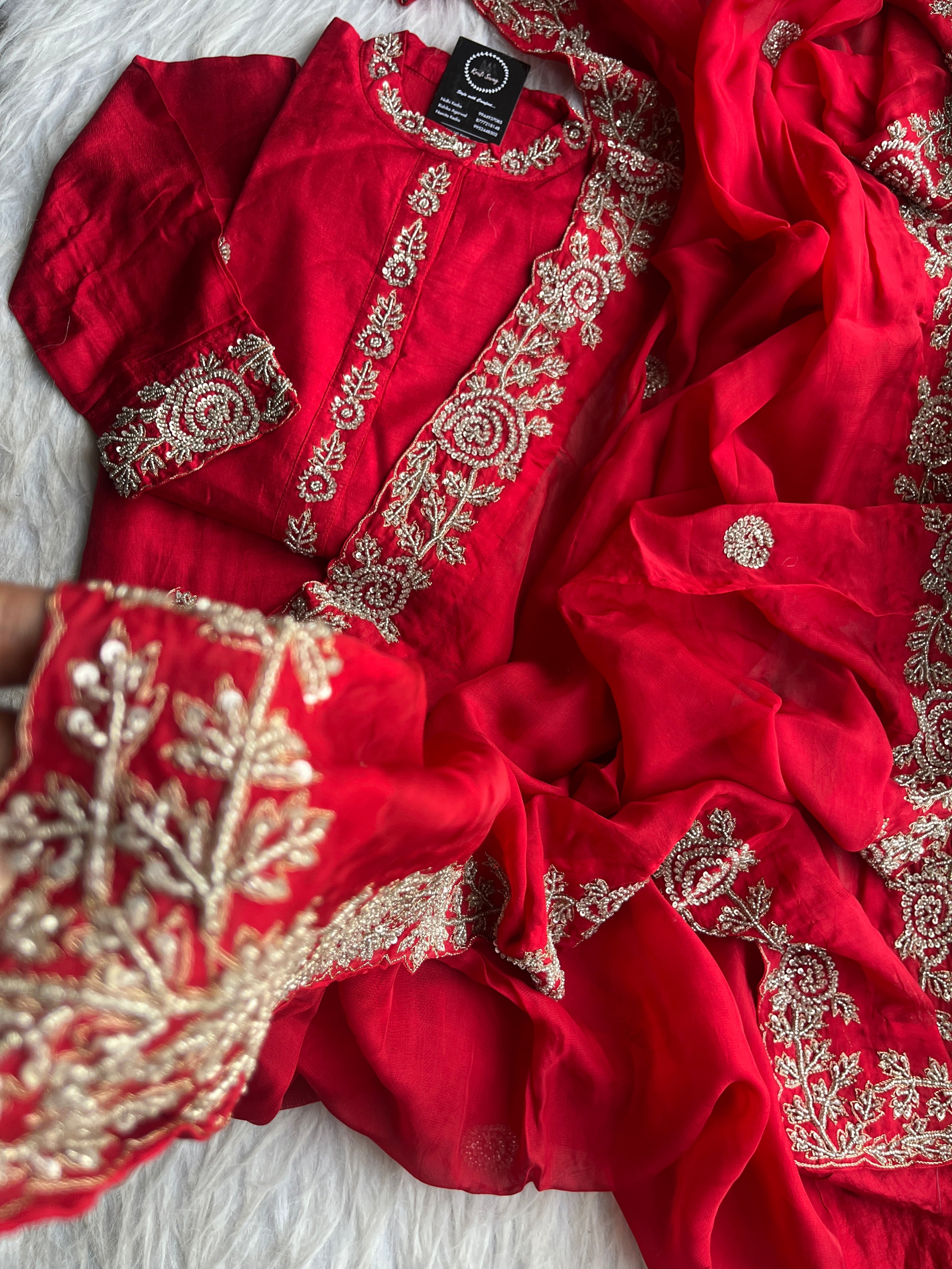 “ARADHYA” Dola Silk Festive Suit Set ✨ | KurtiSwag