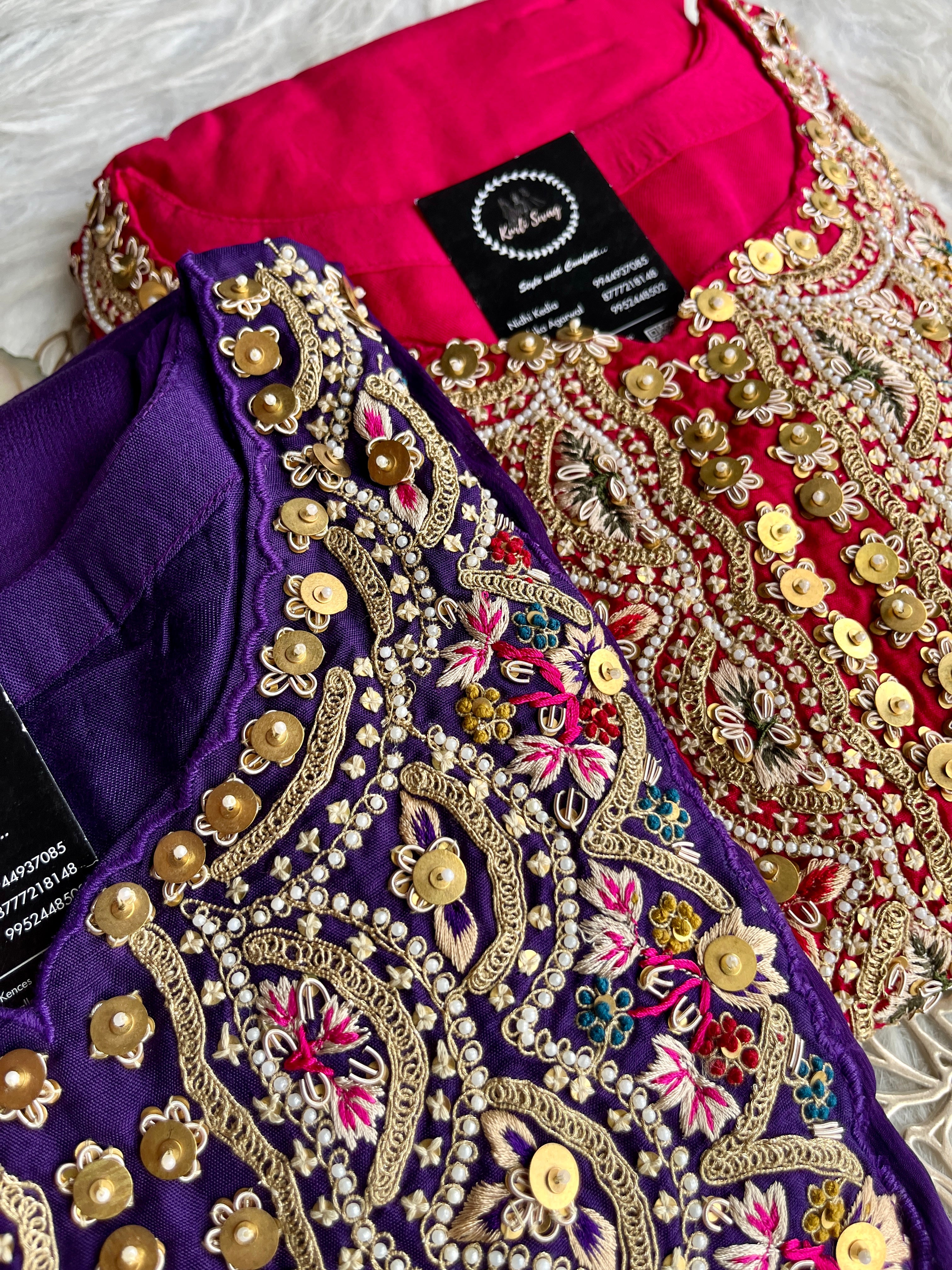 “SHRADDHA” Premium Georgette Handwork Anarkali Suit 💕✨ | KurtiSwag