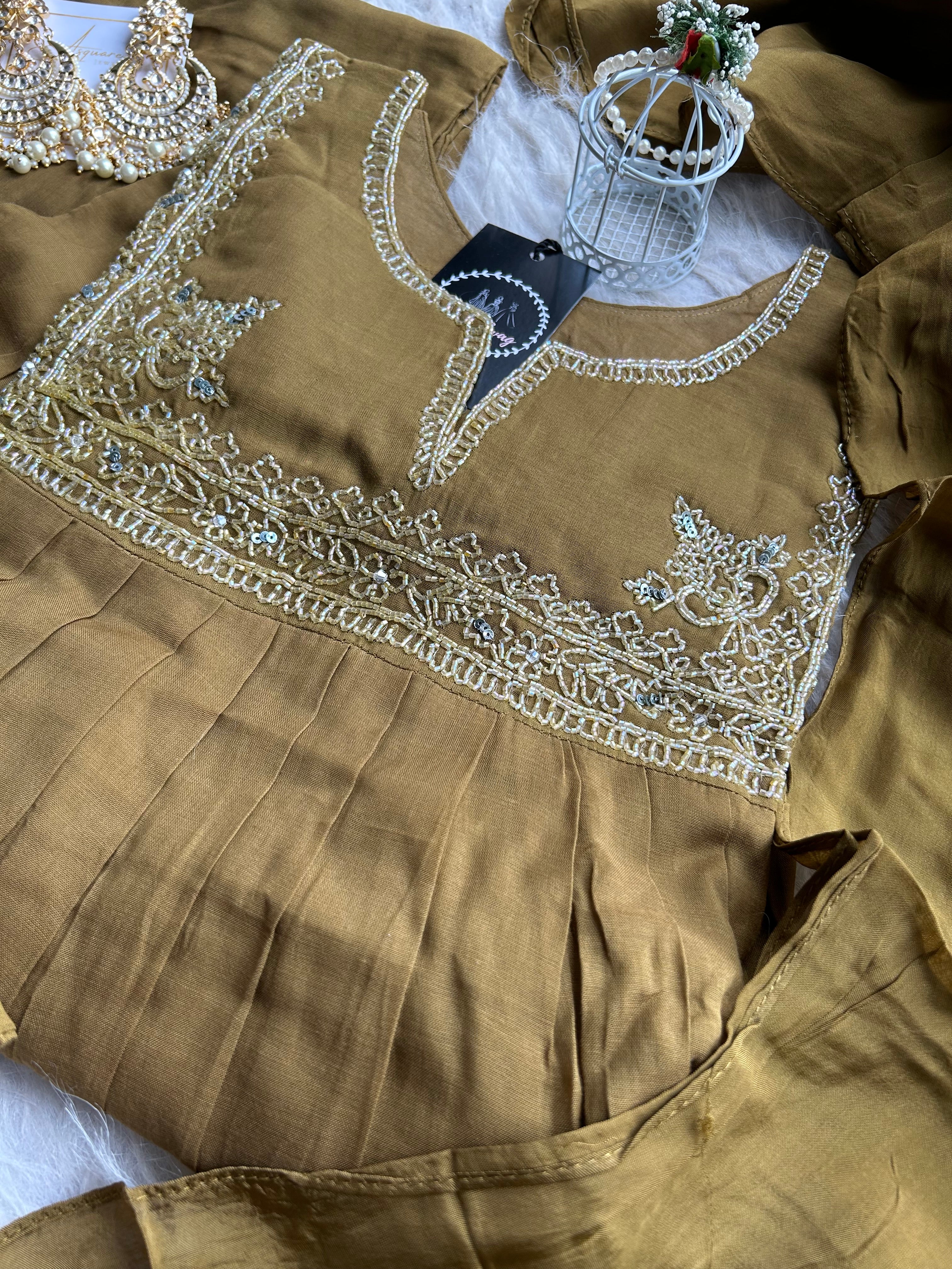 “PALKI” Premium Mul Chanderi Suit Set ✨🧿 | KurtiSwag