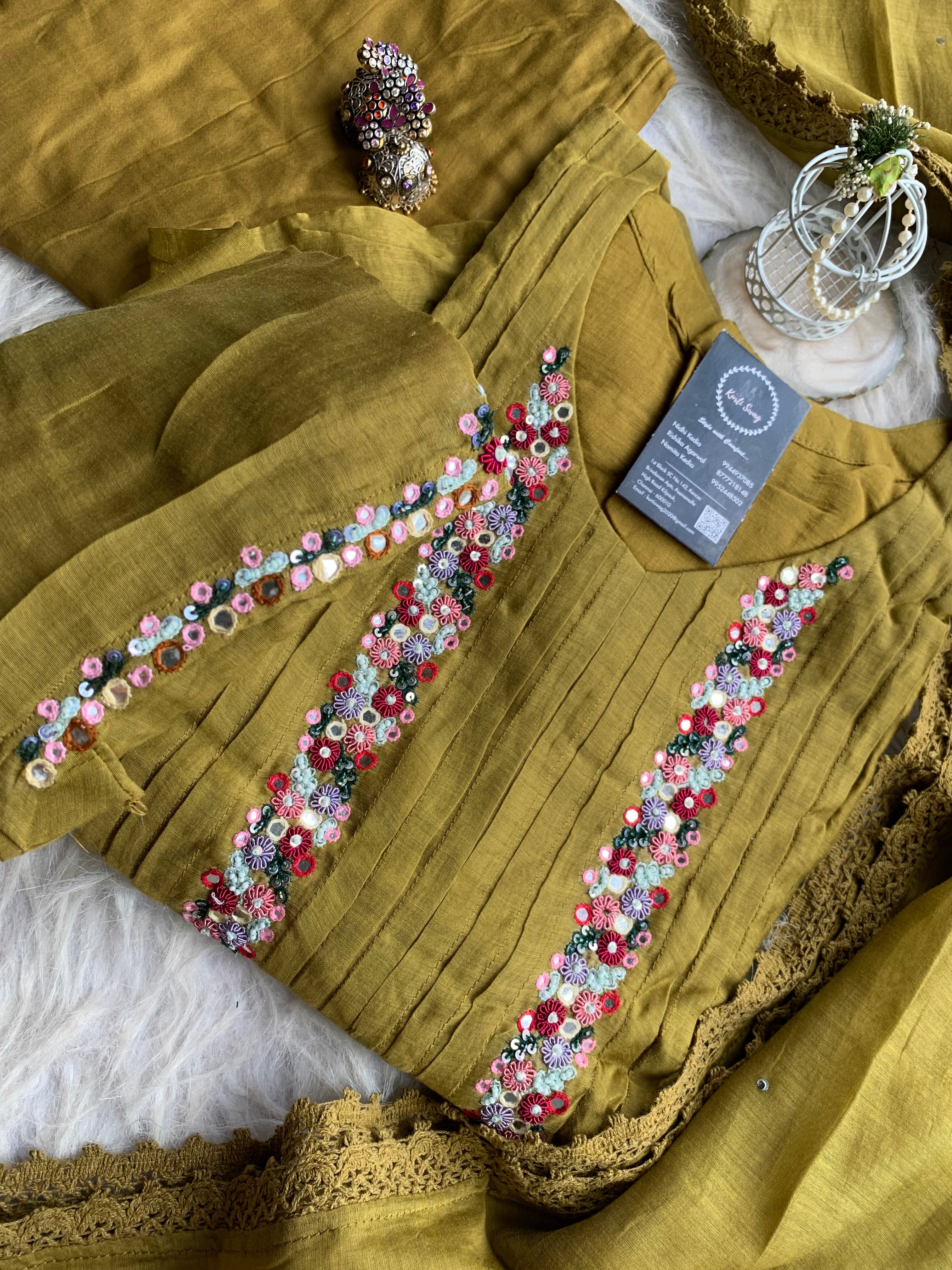 “SHANAYA” Premium Mul Chanderi Festive Wear ✨💕 | KurtiSwag