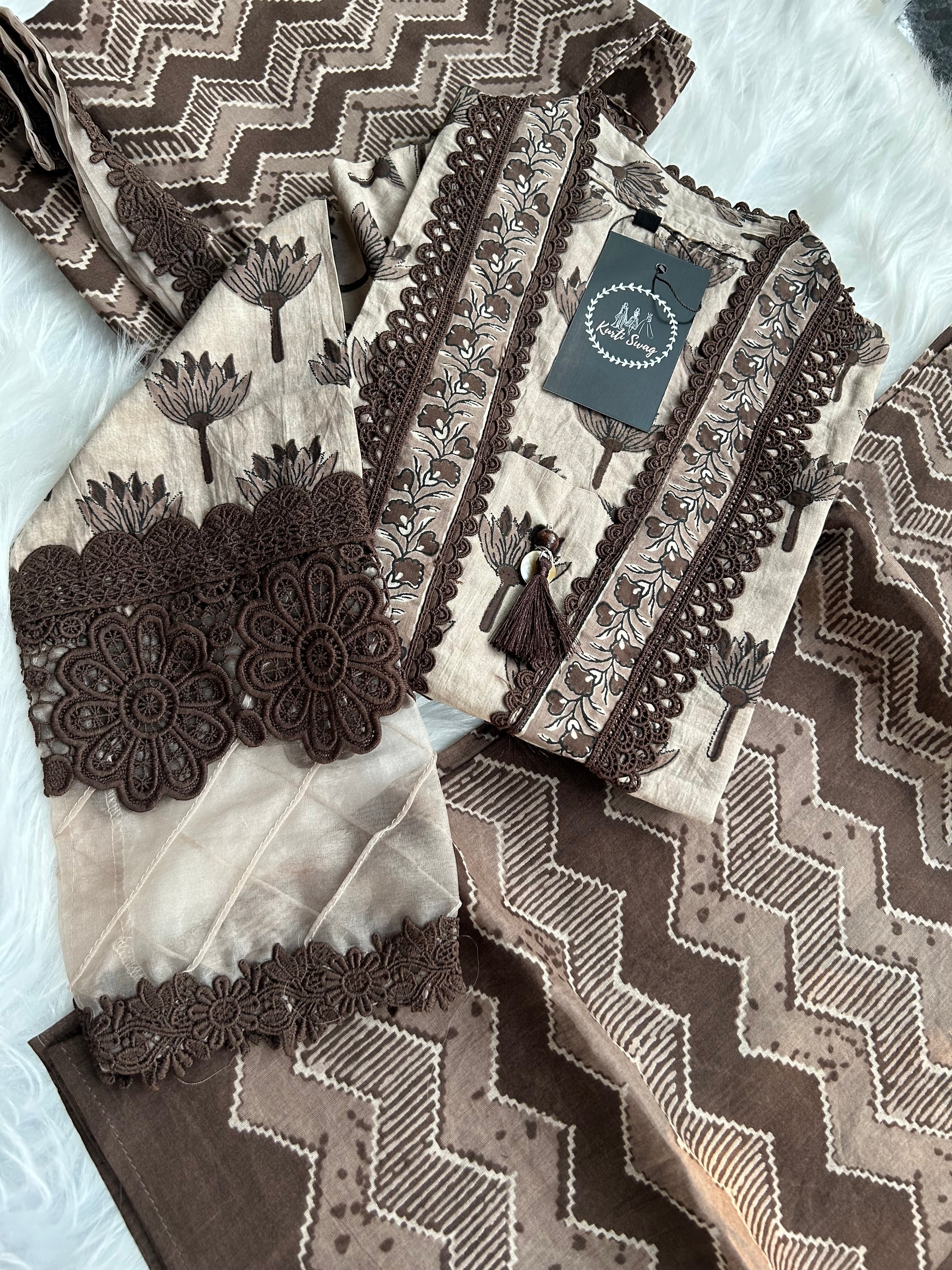 “SAHELI” Premium cotton Kurta Set | KurtiSwag