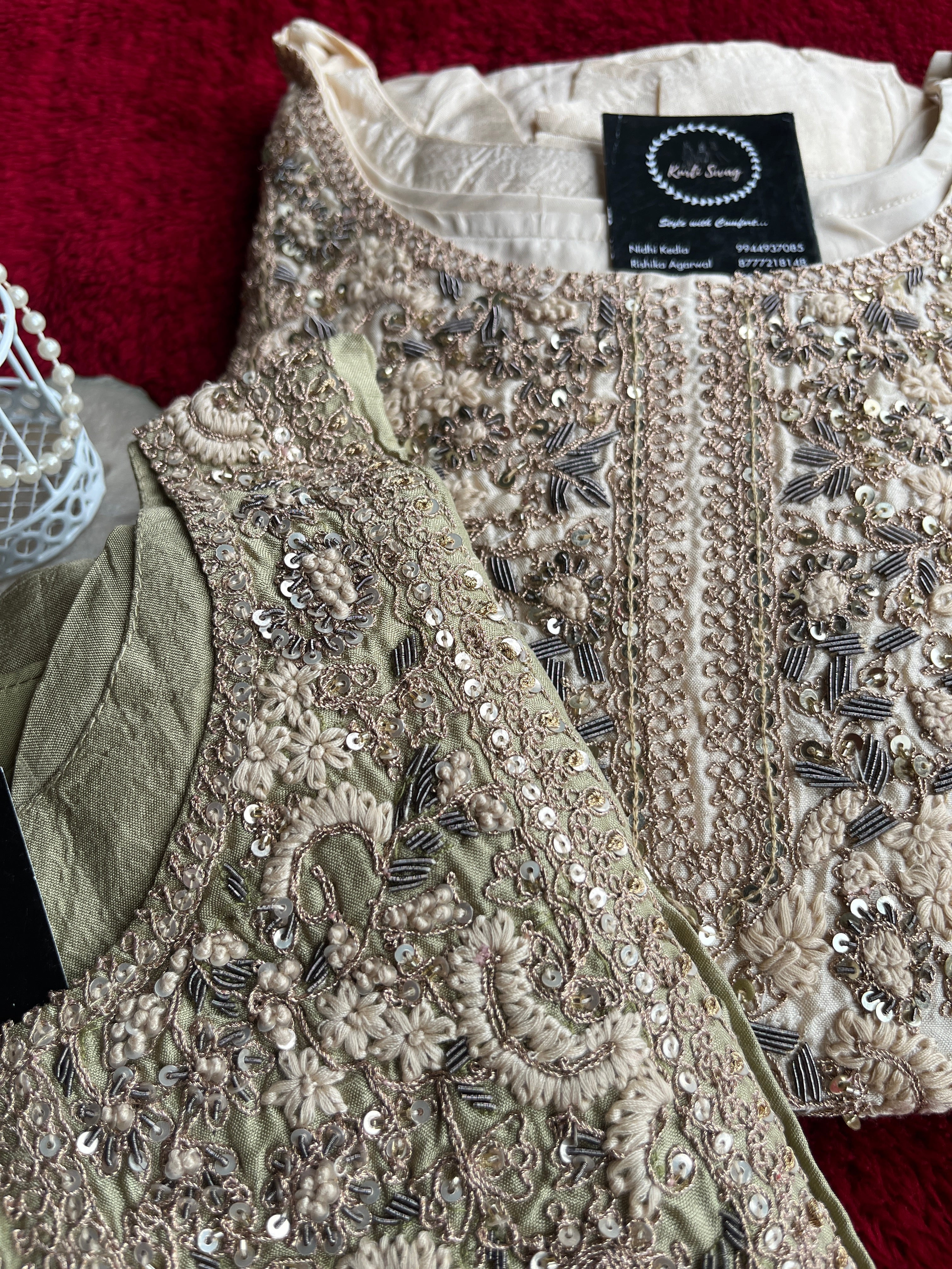 “KAAYA” Indo Western High Low Set With Plazzo And Dupatta ✨💕 | KurtiSwag