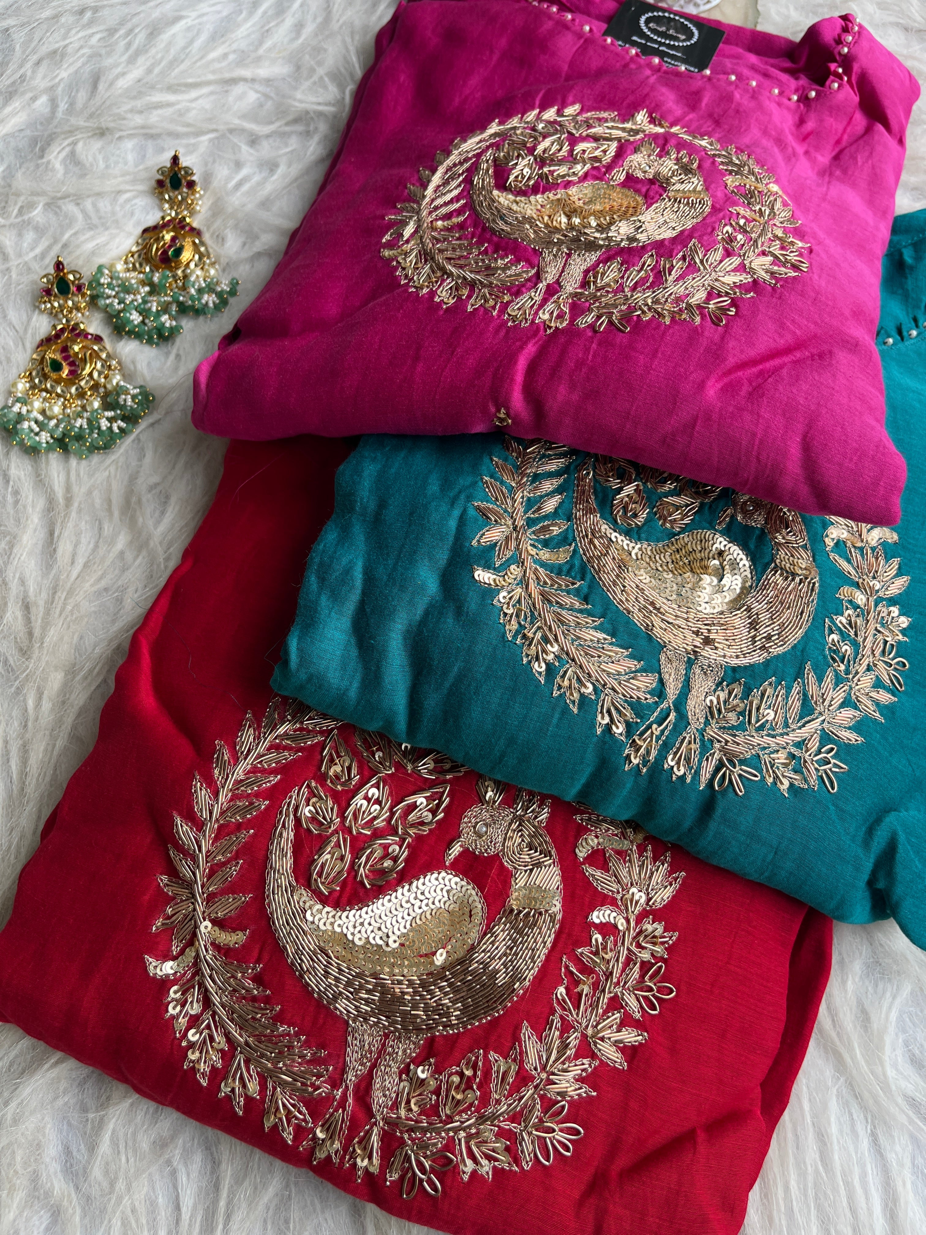 “MORNII” Premium Mul Chanderi Festive Wear Suit Set ✨💕♥️ | KurtiSwag
