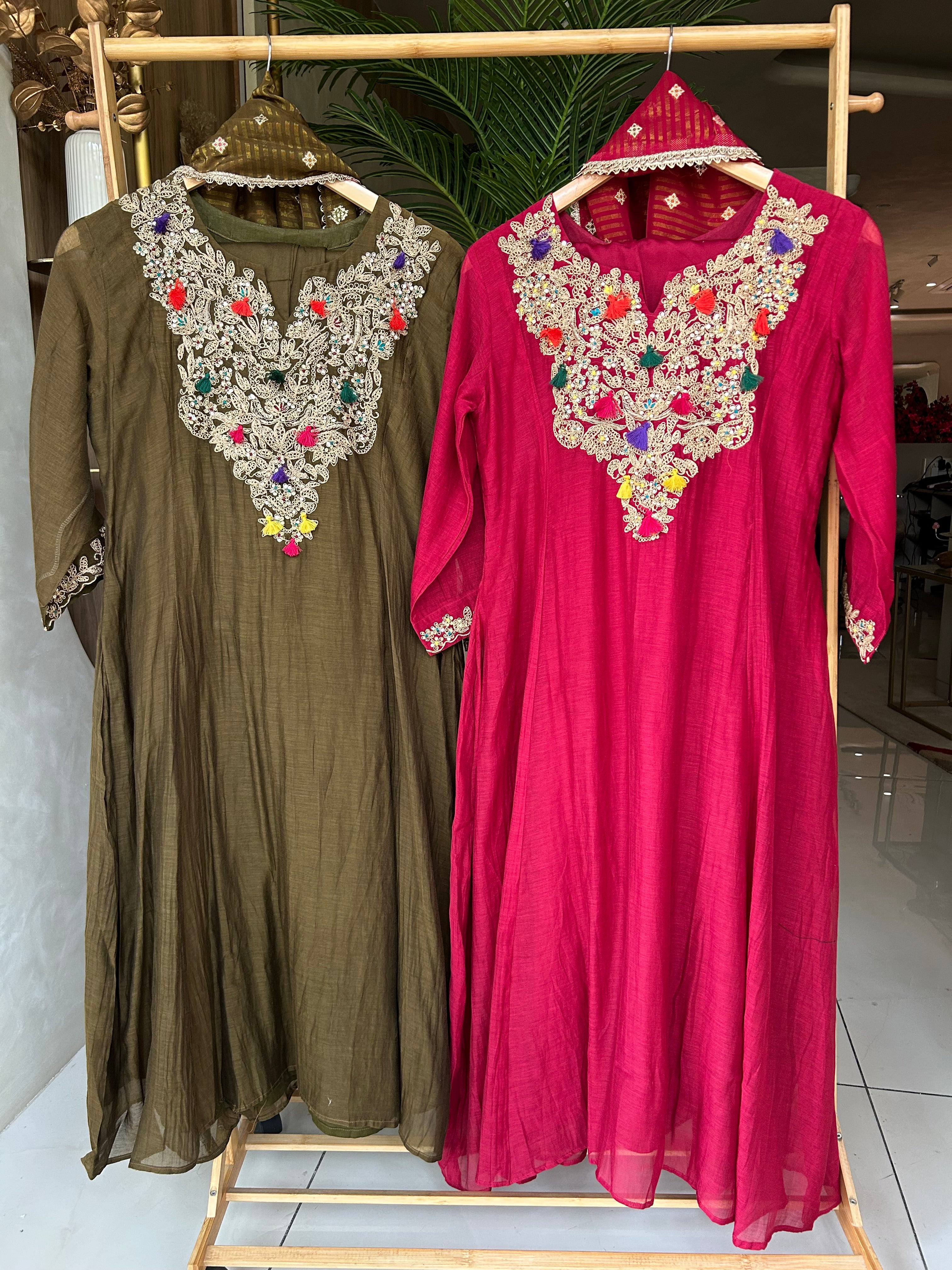 “PRAGYA” Mul Chanderi Festive Wear Suit Set ♥️✨ | KurtiSwag