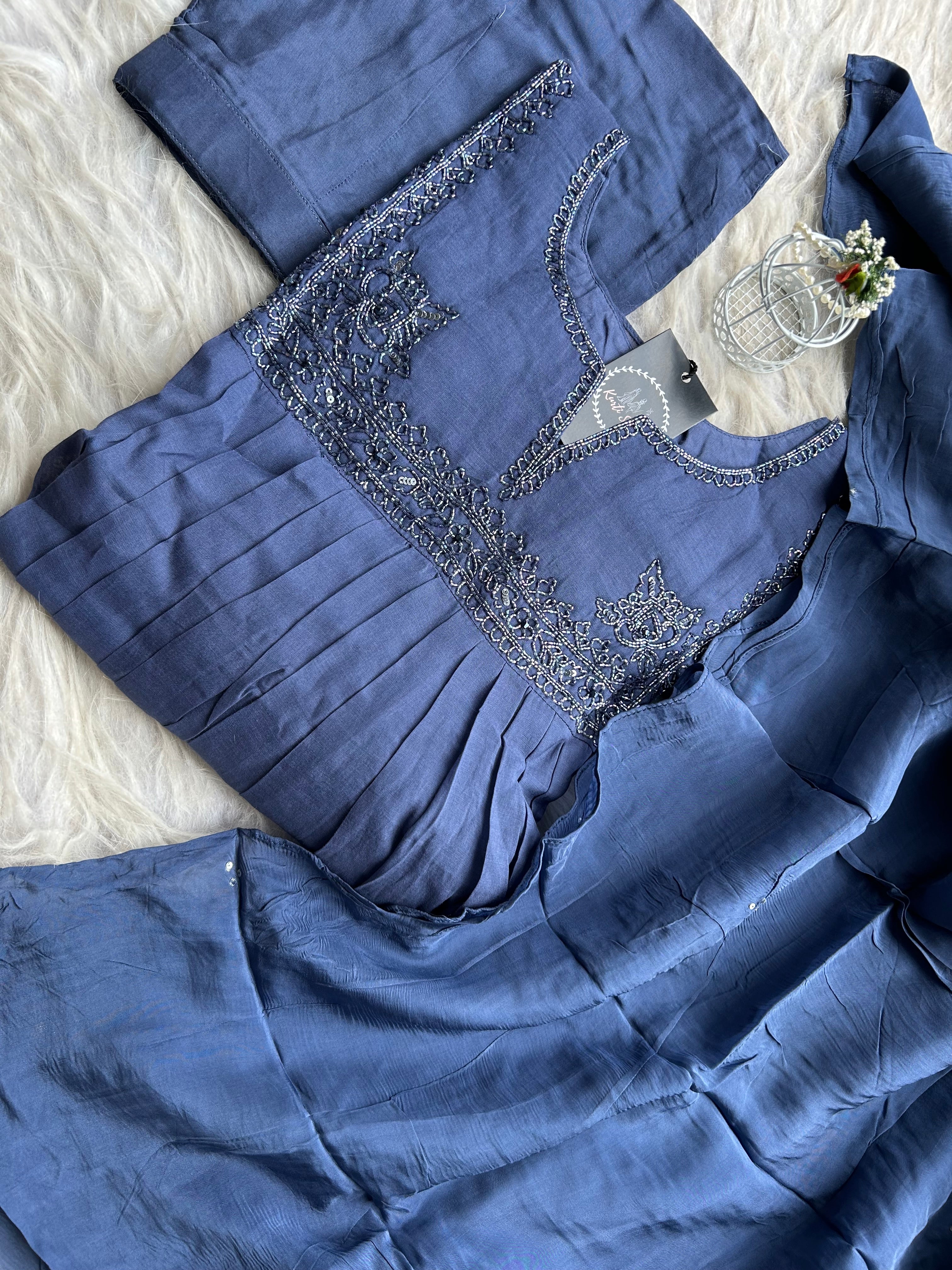 “PALKI” Premium Mul Chanderi Suit Set ✨🧿 | KurtiSwag