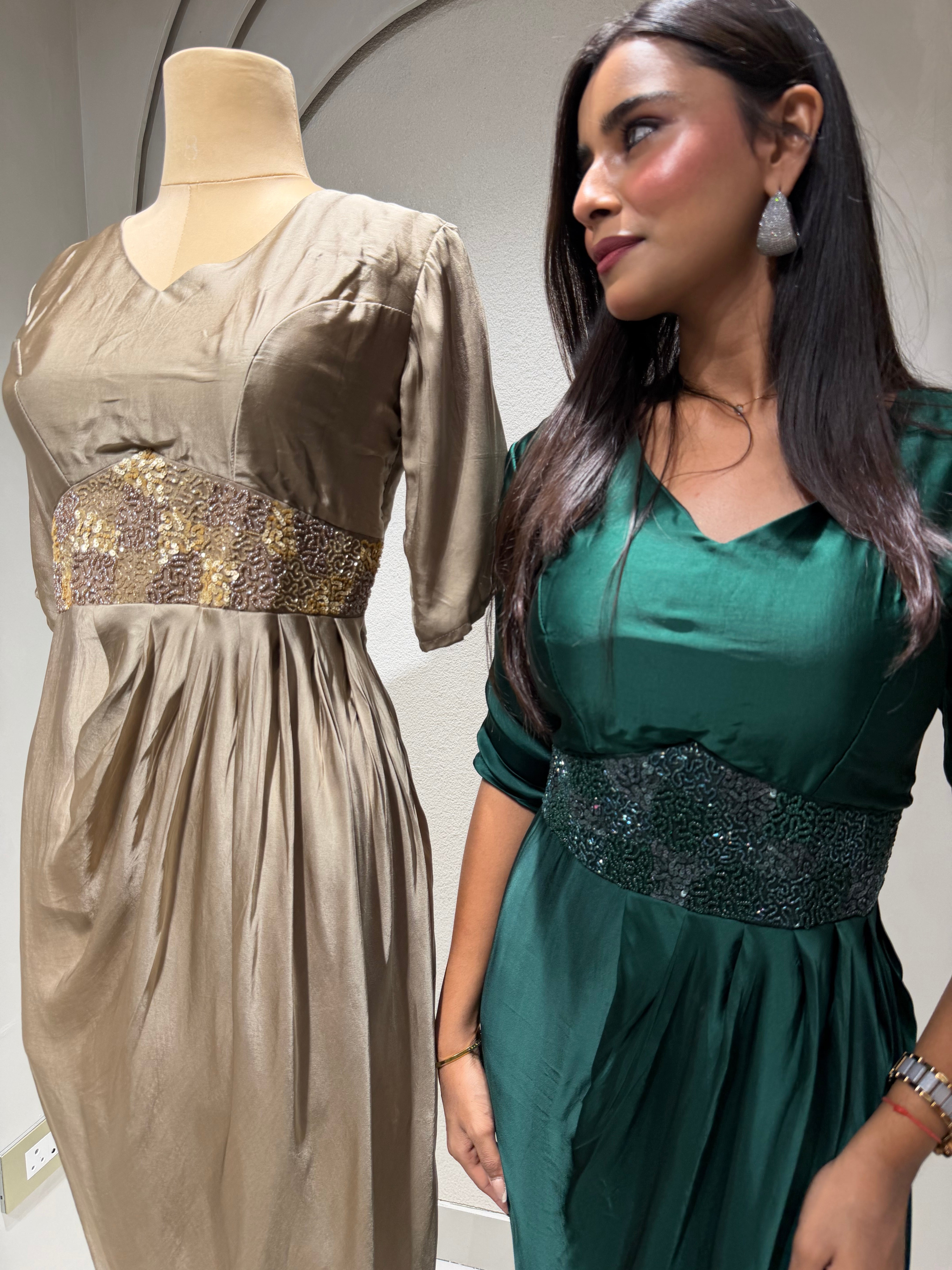 “HELEN” Indowestern Dress ✨ | KurtiSwag