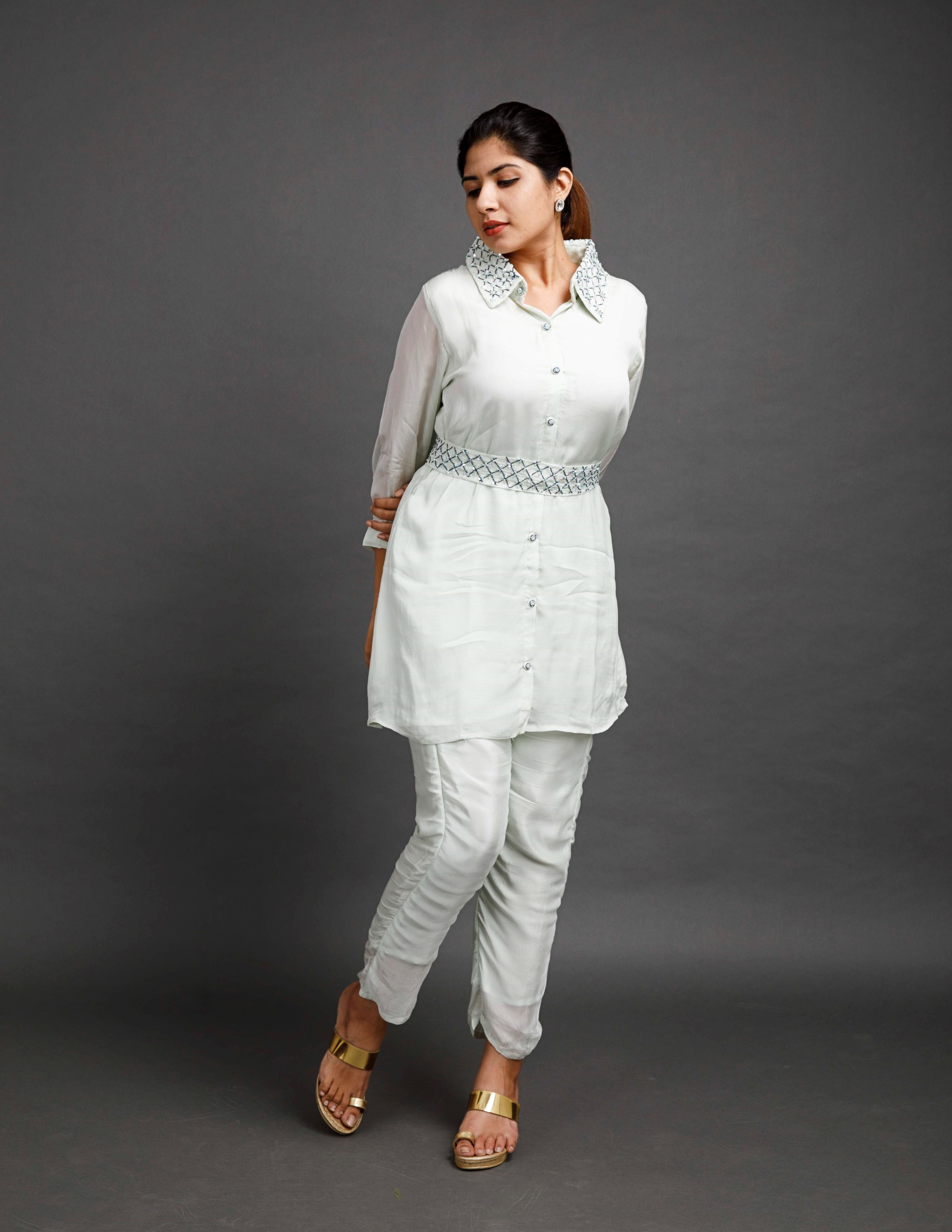 "CRYSTAL COLLECTION" Chinnon Coord Set | KurtiSwag