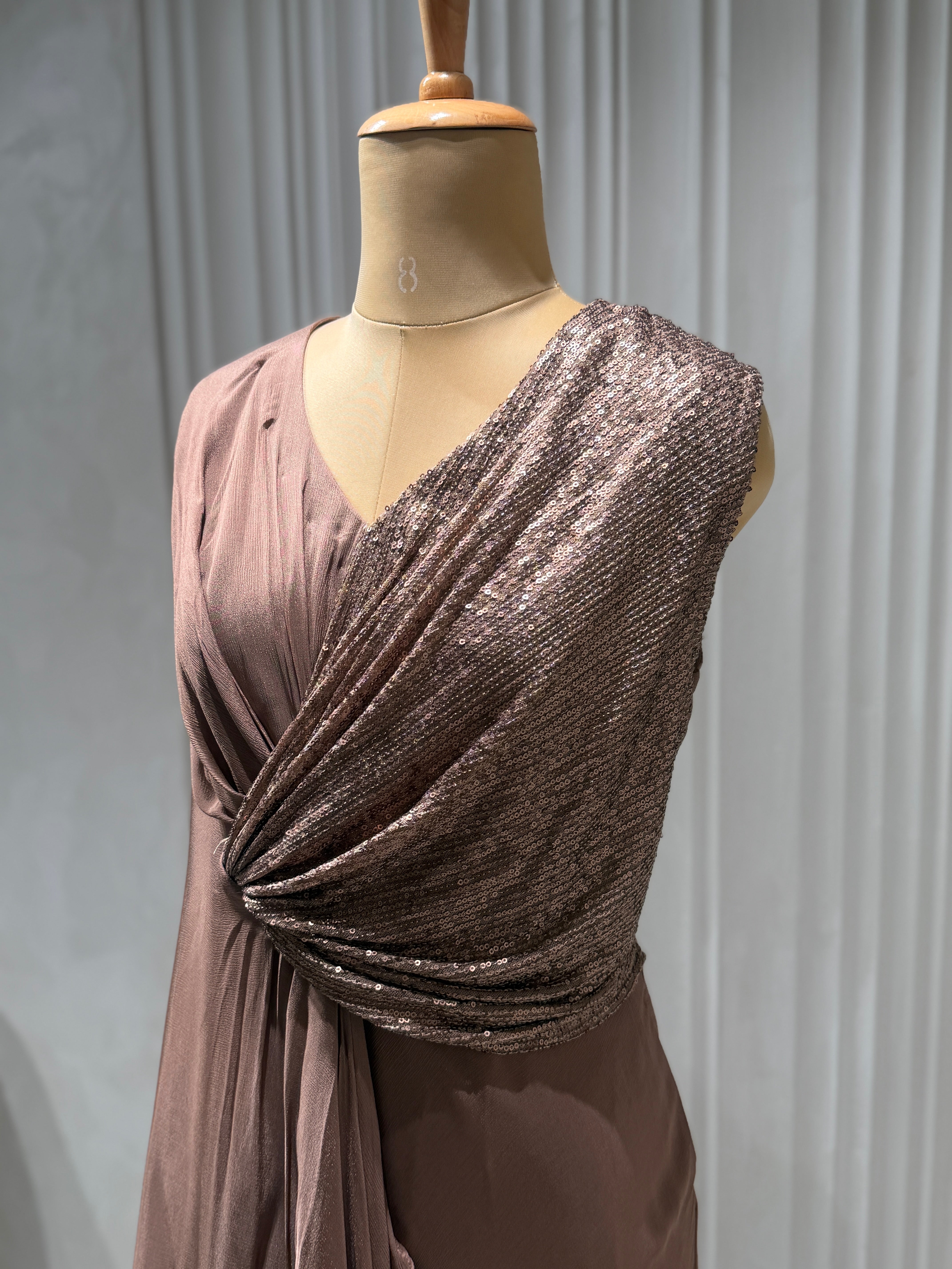 “SAMANTHA” Designer Sequin Gown ✨ | KurtiSwag