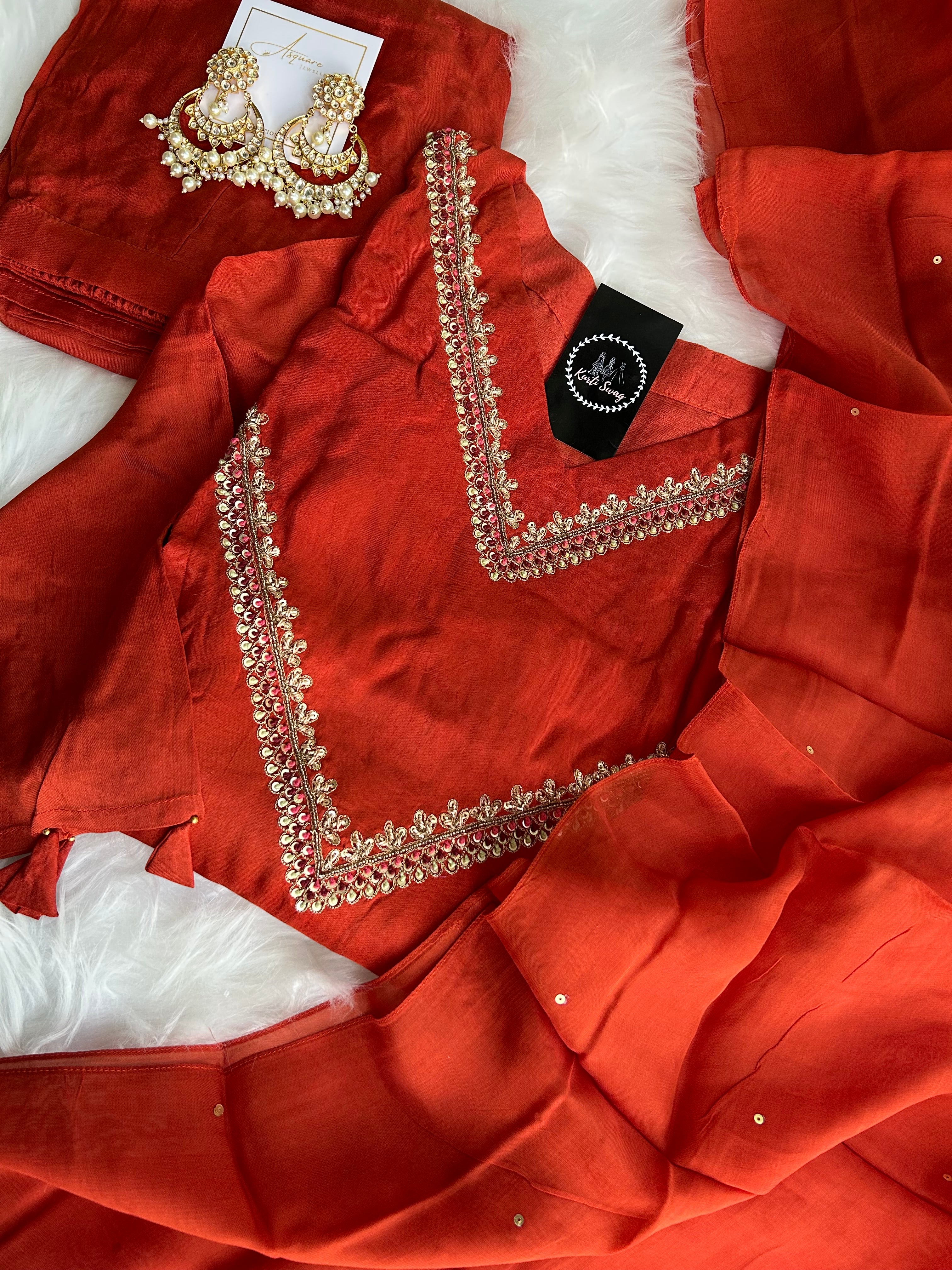 “RANGEELA” Festival Full Suit Set 💕✨ | KurtiSwag