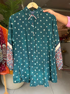 “BANDHNI” Crape Bandhni Shirts ✨♥️ | KurtiSwag