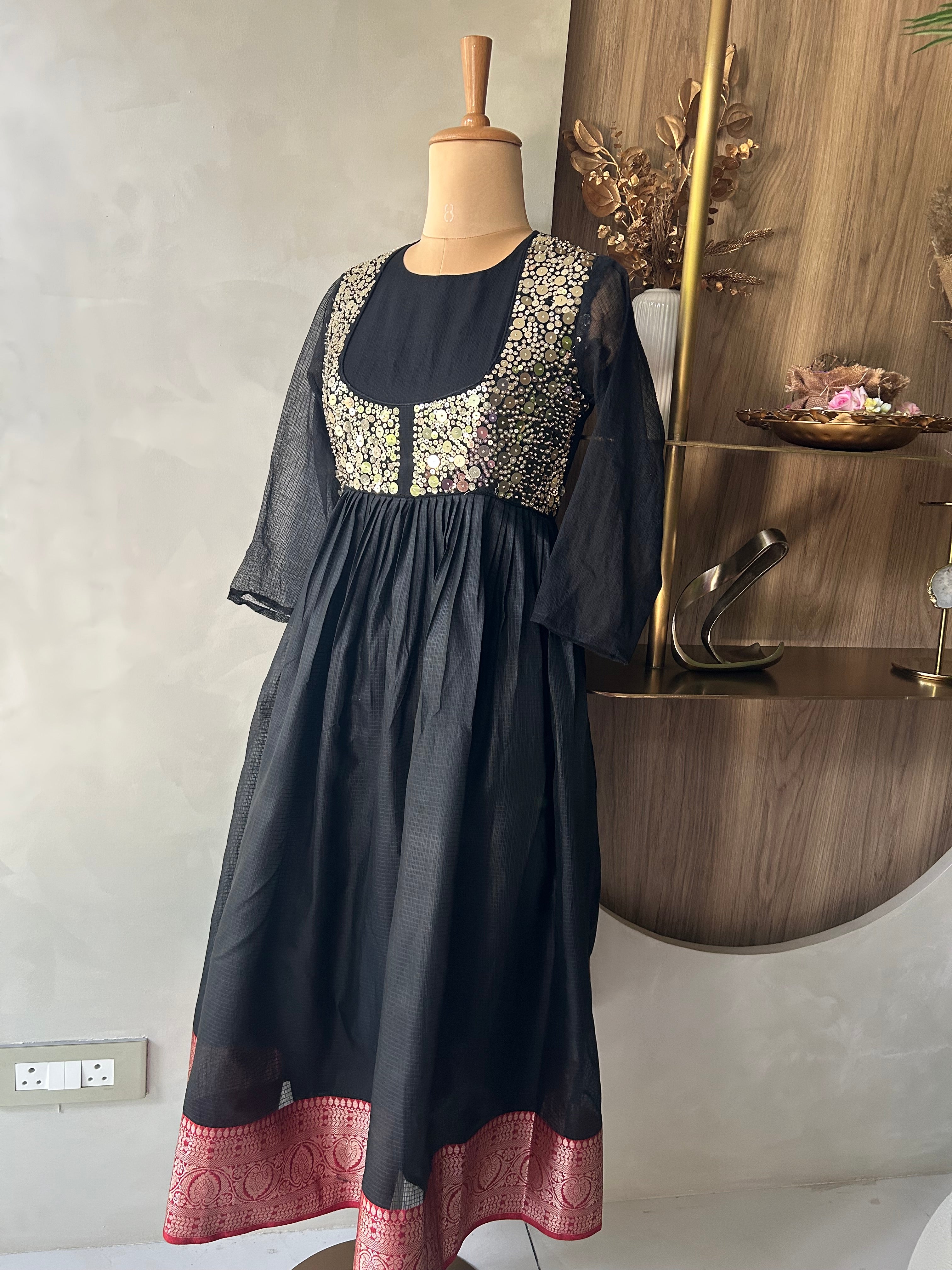“TWINKLE” Pure Kota Fabric Dress | KurtiSwag