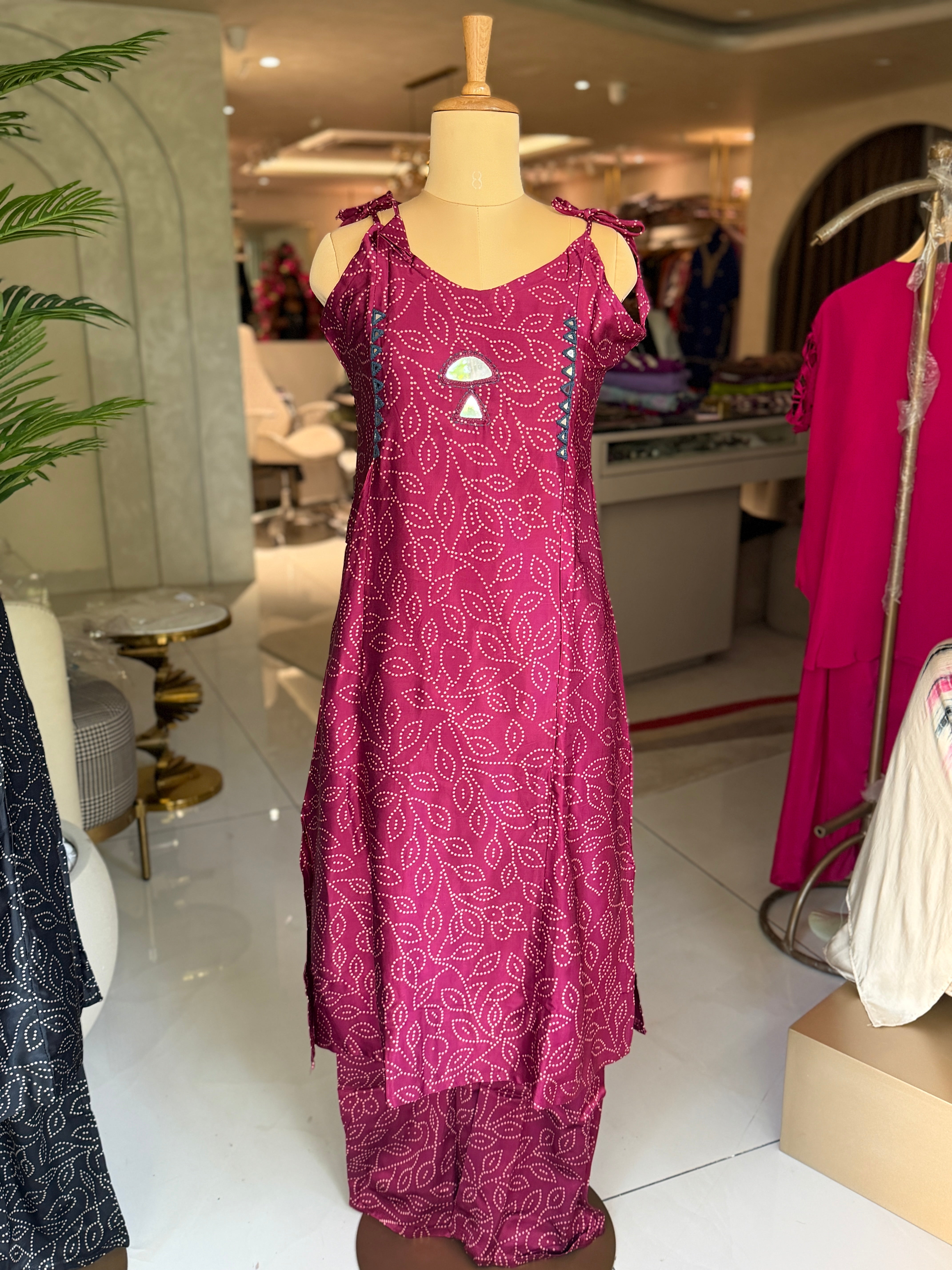“GAJJI SILK” Spagetti Kurta Pant Set ✨💕 | KurtiSwag