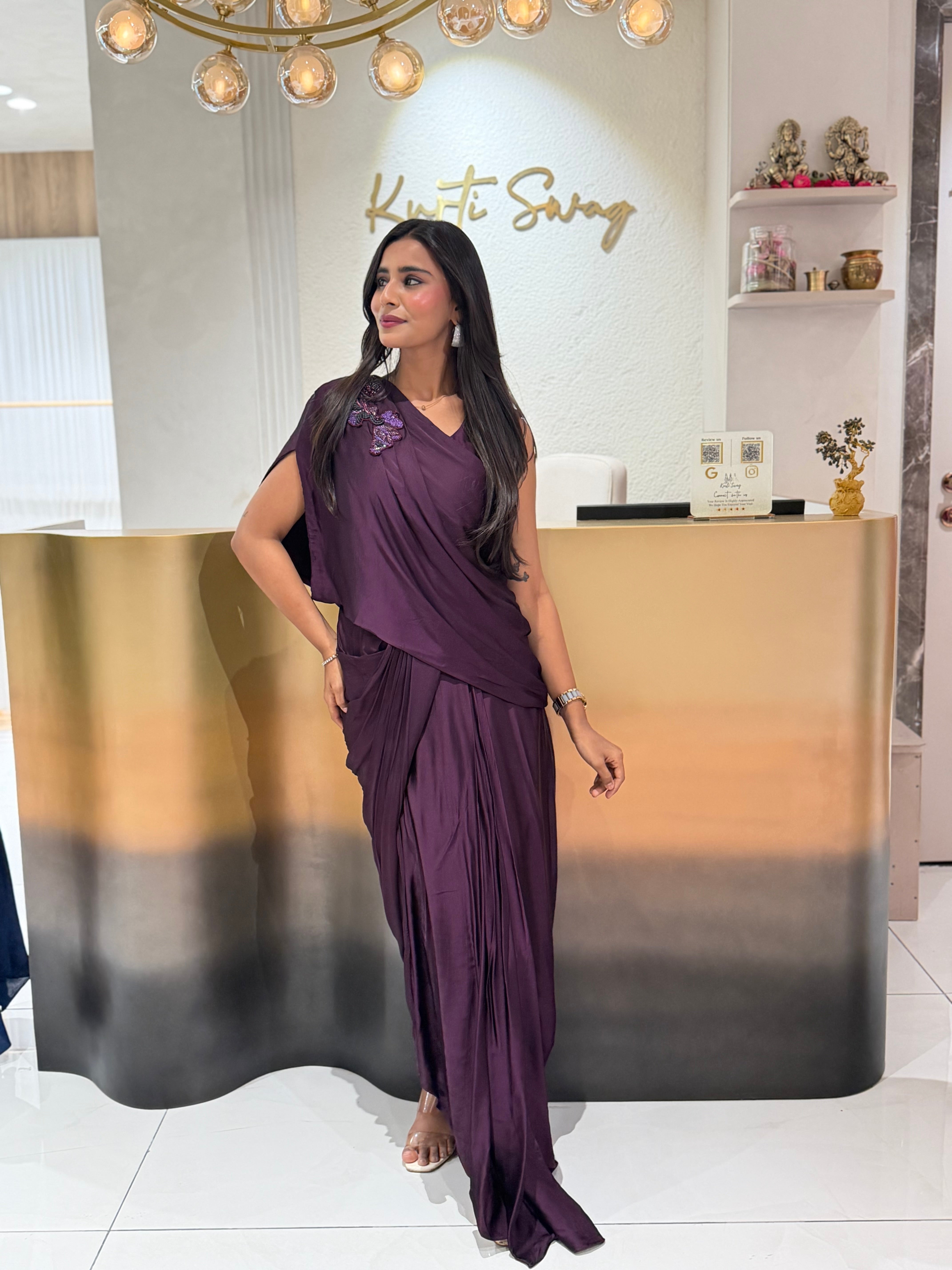“ZYRA” Indowestern Cocktail Set ✨💕 | KurtiSwag