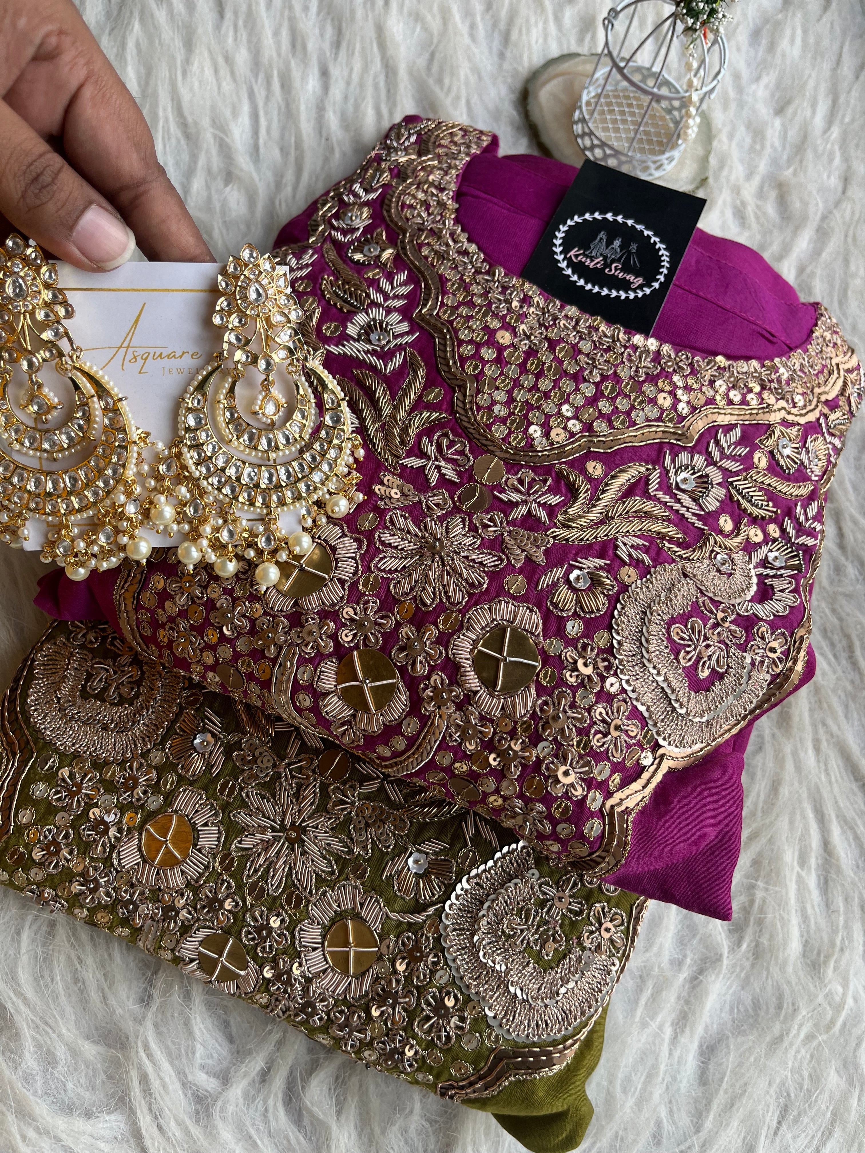 “SAMRAKSHA” Premium Festive Suit Set In Mul Chanderi ✨💕 | KurtiSwag