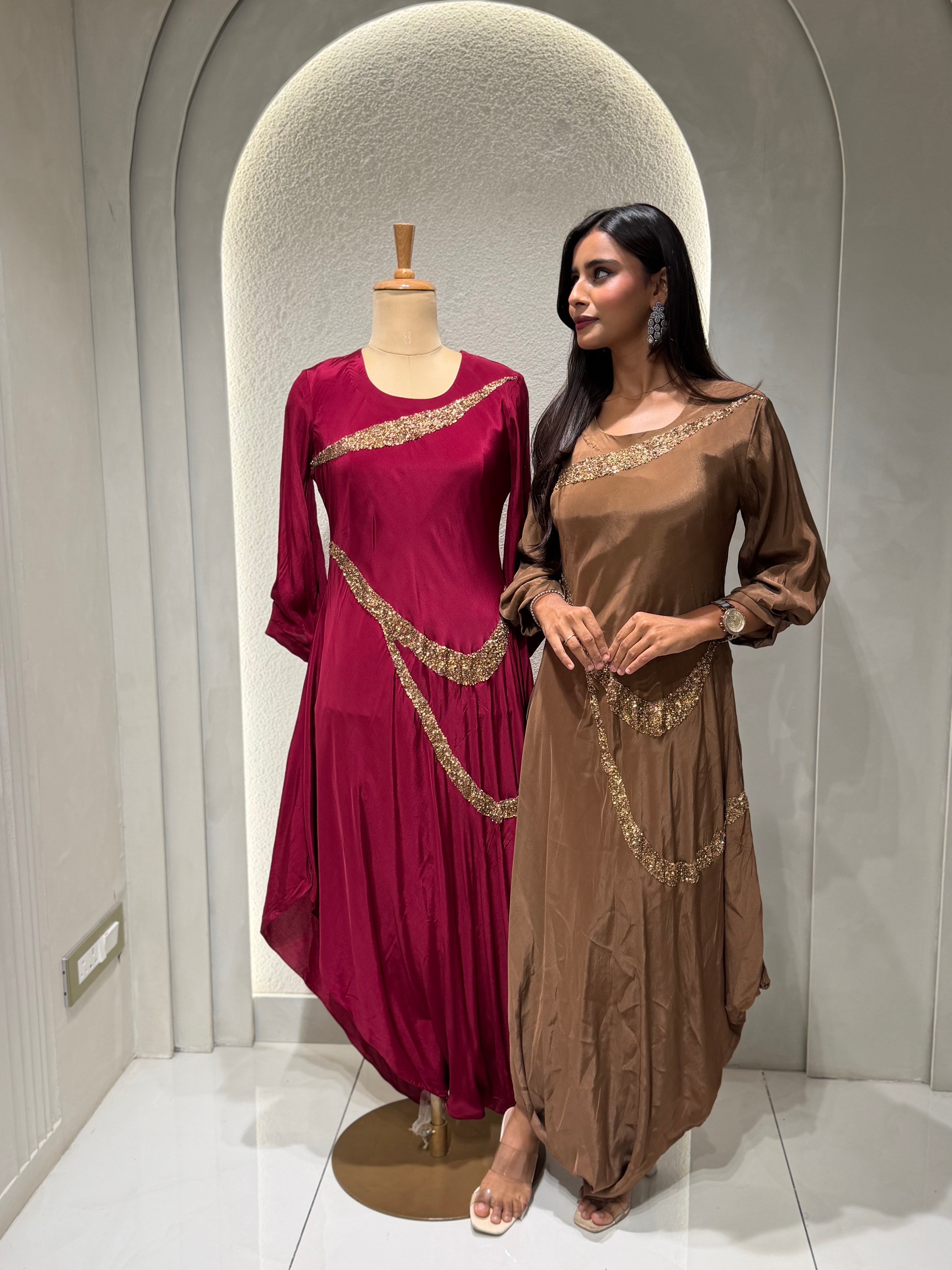 “AURA” Indowestern Party Dress ✨💕 | KurtiSwag