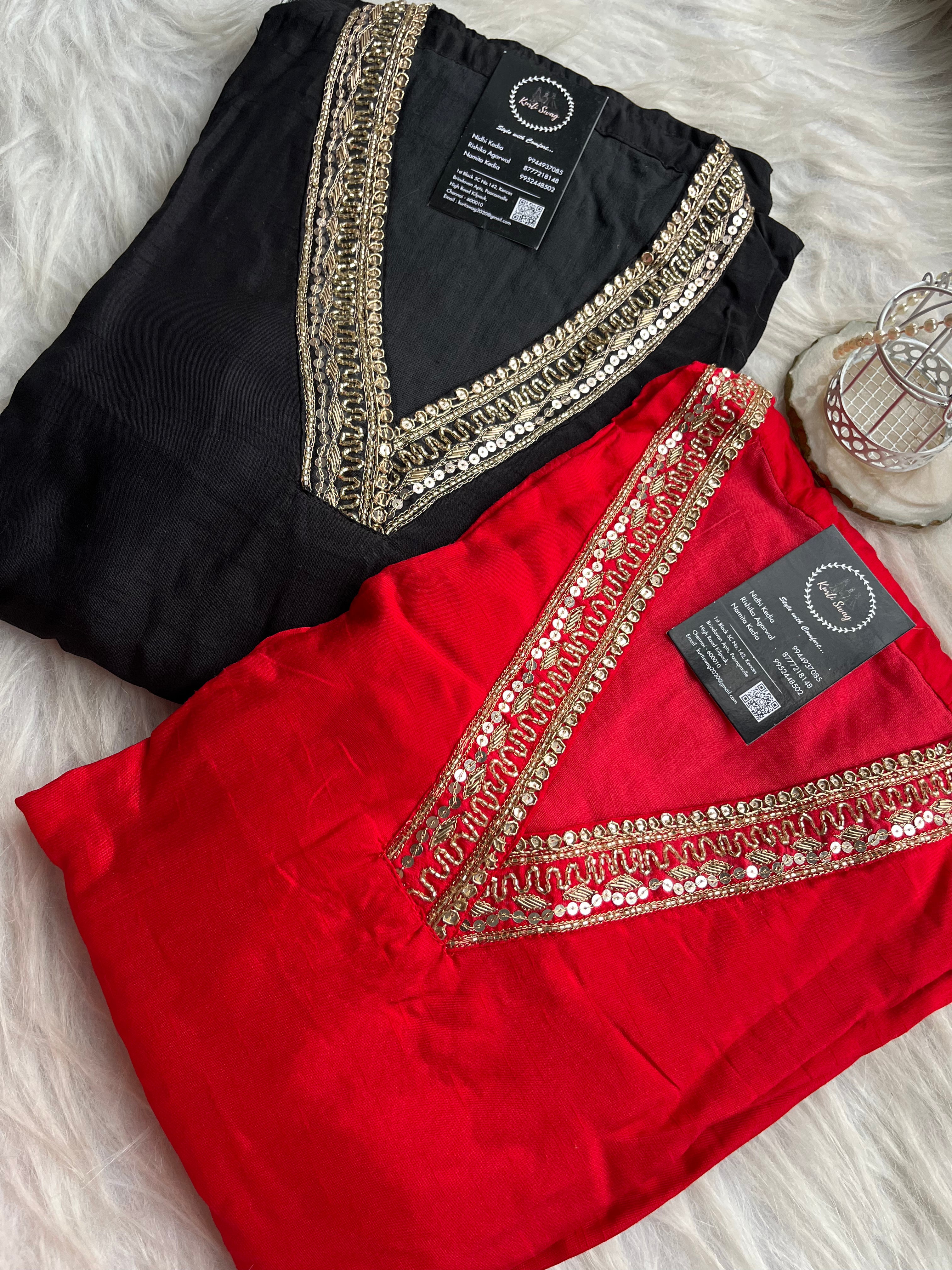 “ESHITA” Festive Kurti & Pant Set 💕✨ | KurtiSwag