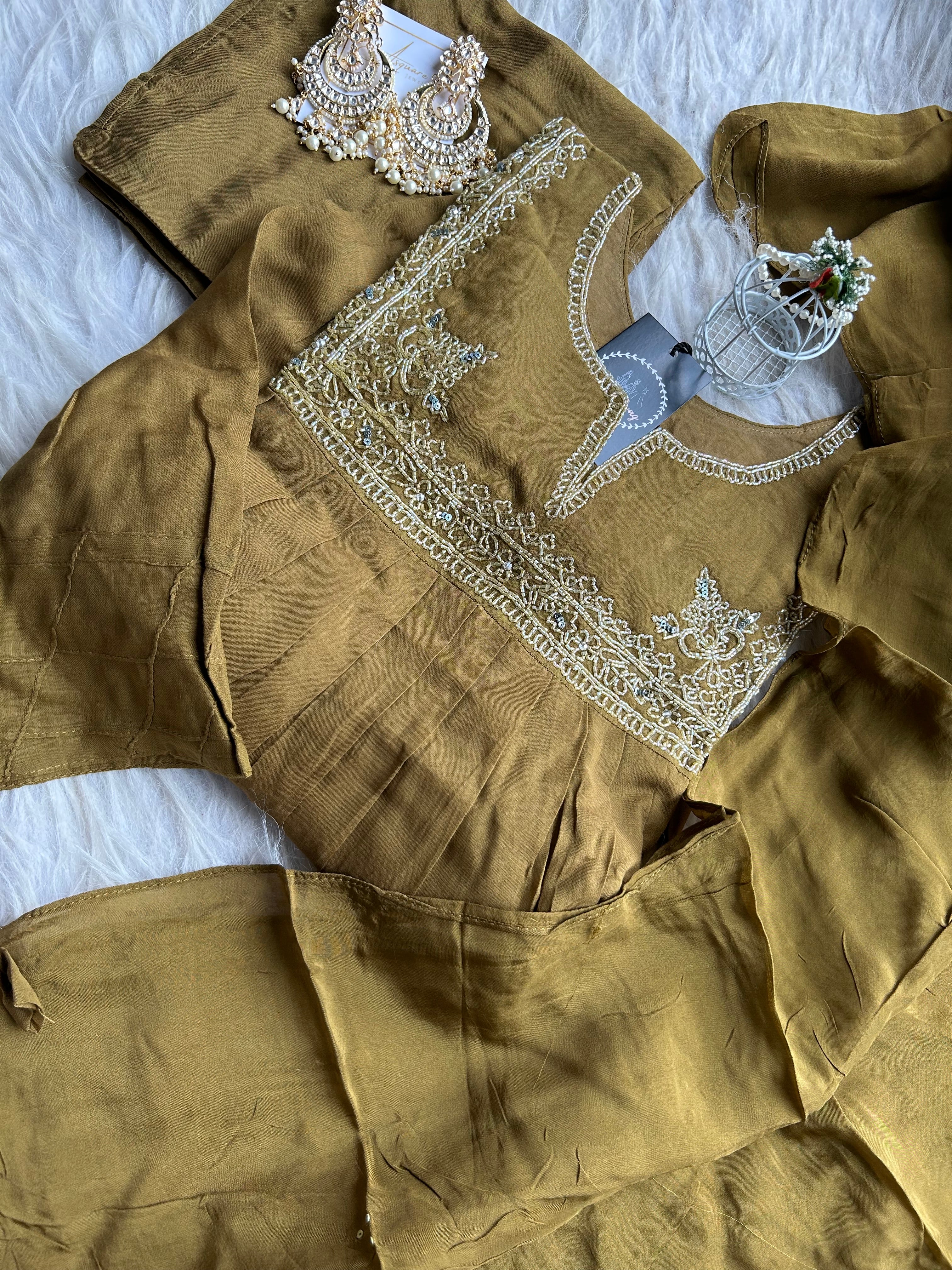 “PALKI” Premium Mul Chanderi Suit Set ✨🧿 | KurtiSwag