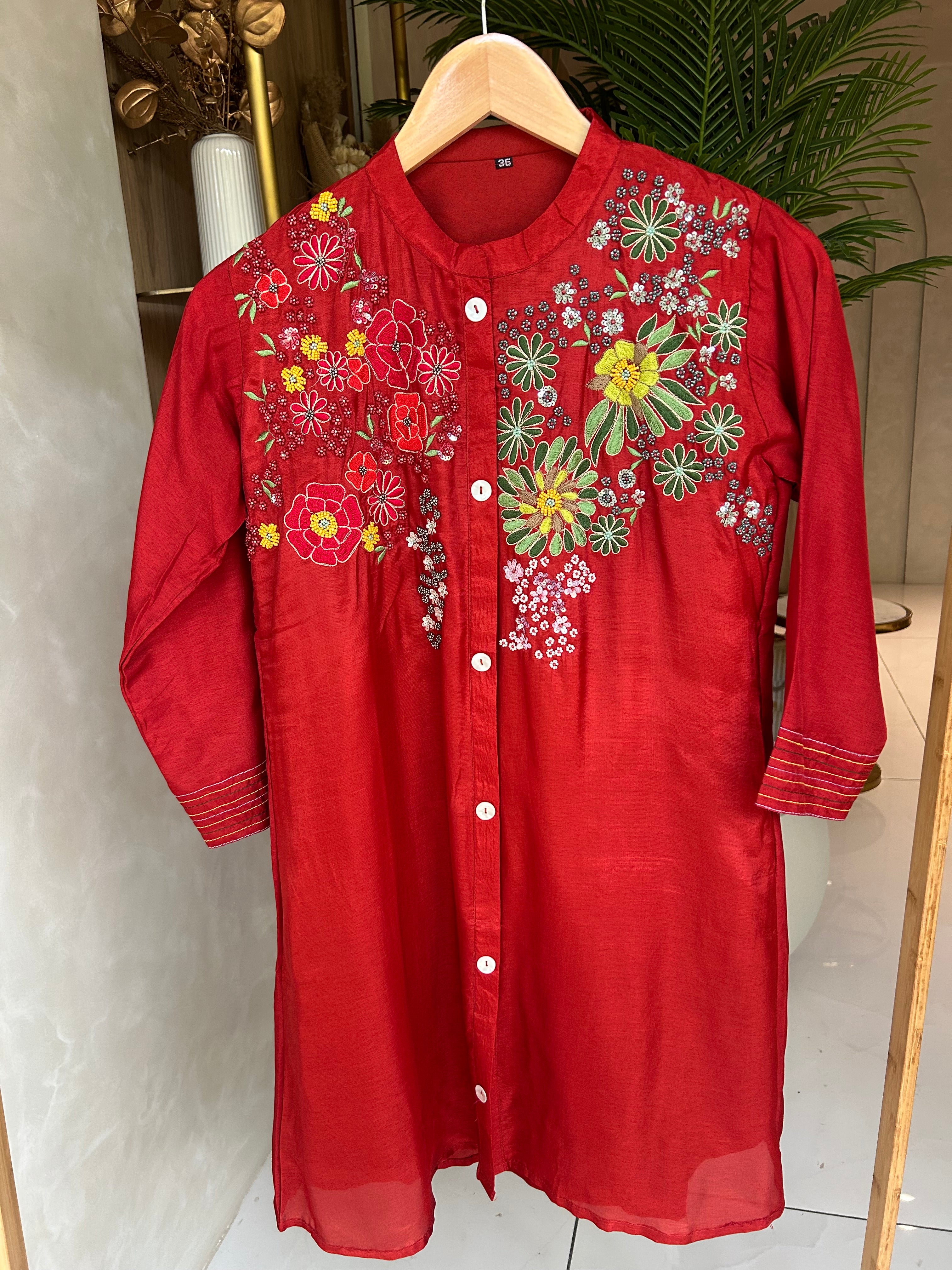 “SUNEHRI” Mul Chanderi Coord Set✨❤️ | KurtiSwag
