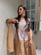“BARKHA” Pure Tissue Silk Set ✨ | KurtiSwag