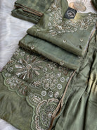 “AFREEN” Tissue Silk Divider Set 💕✨ | KurtiSwag