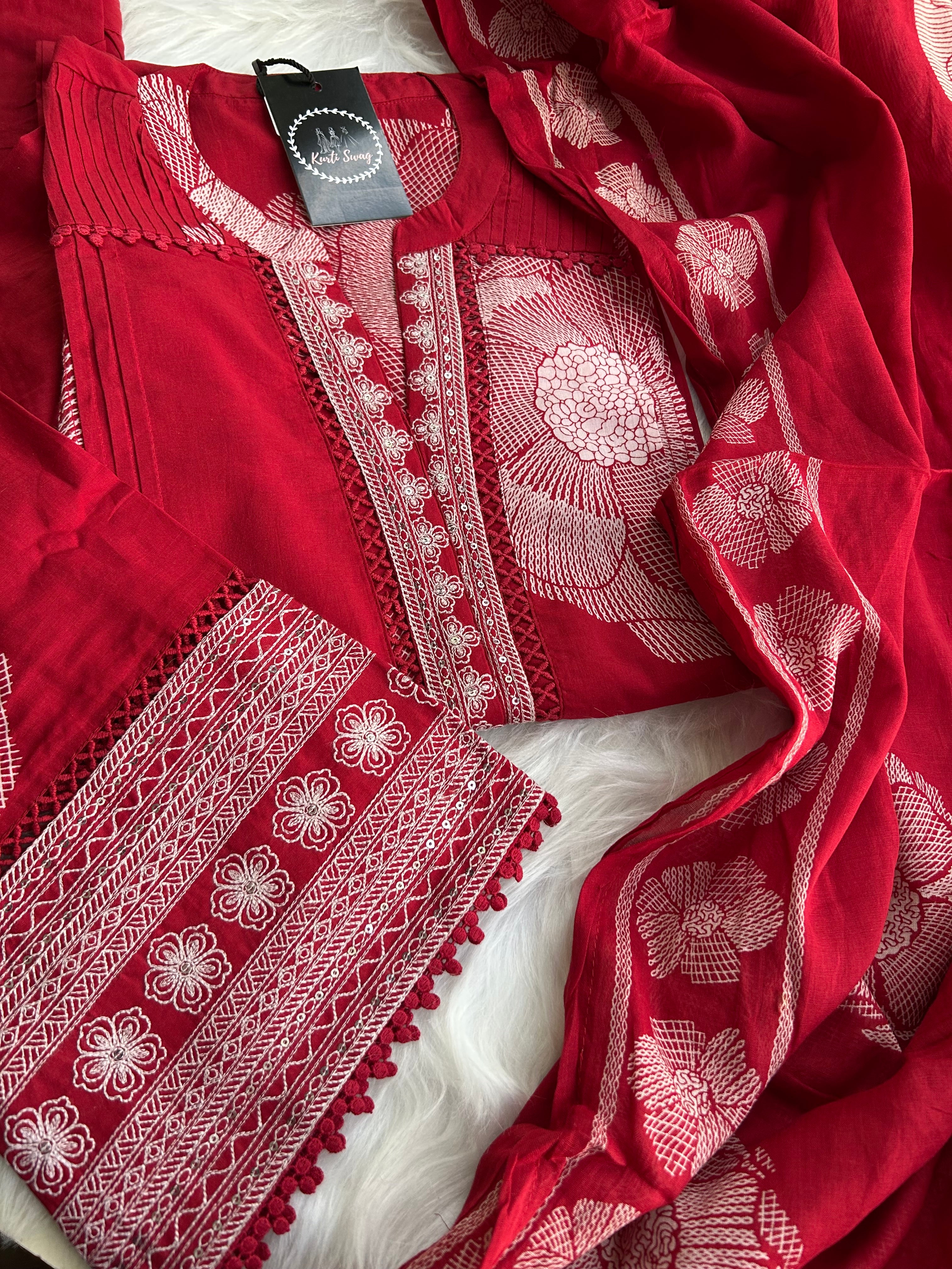 “BULBUL” Pure Cotton Suit Set ✨💕 | KurtiSwag