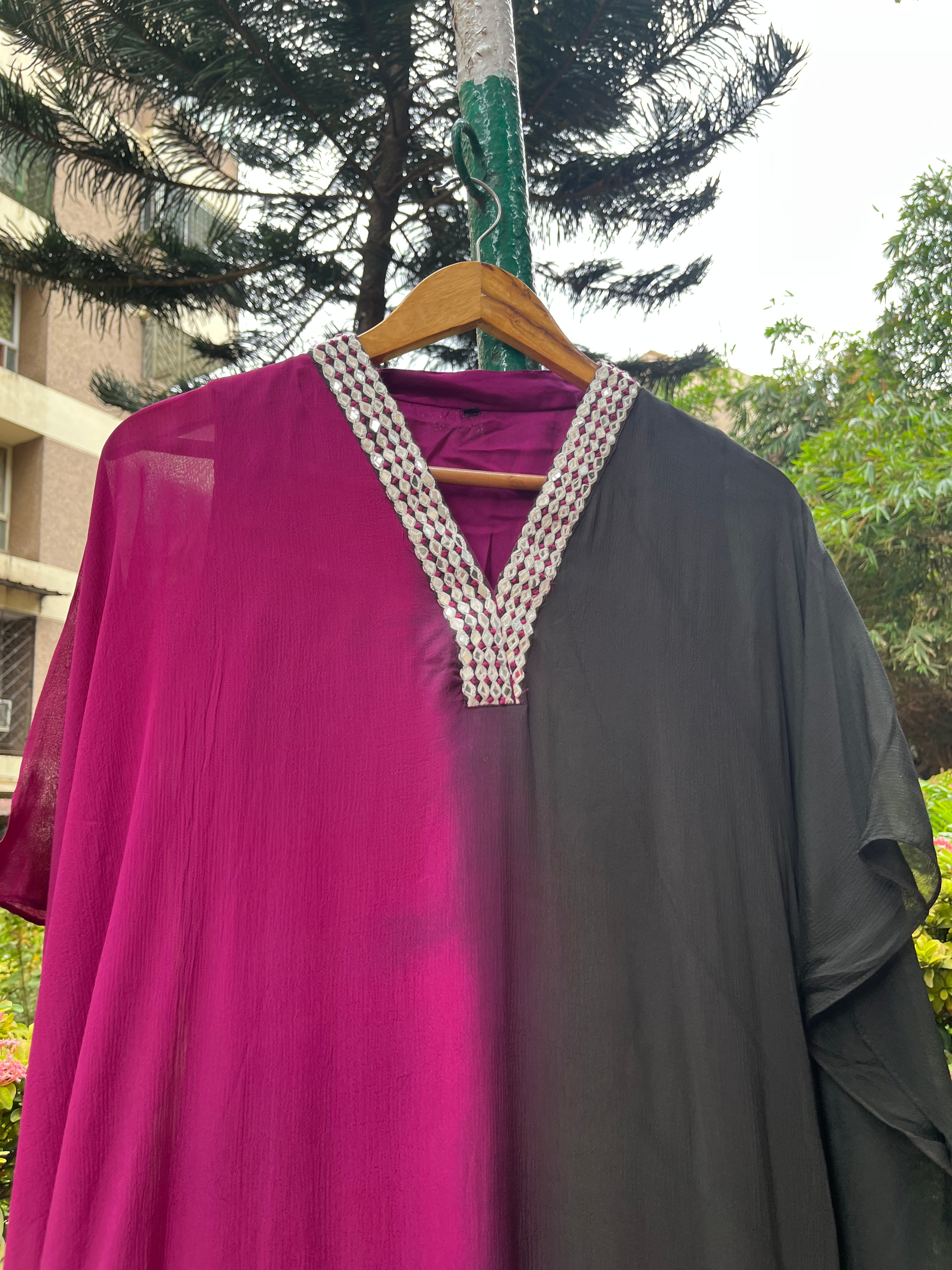 “KASHVI” Ombre Kaftan Set ✨💕 | KurtiSwag