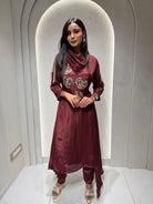 “MAROON MAGIC” Designer Coord Set ✨♥️ | KurtiSwag
