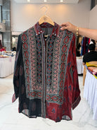 “AJRAKH” Premium Crape Shirts ✨ | KurtiSwag