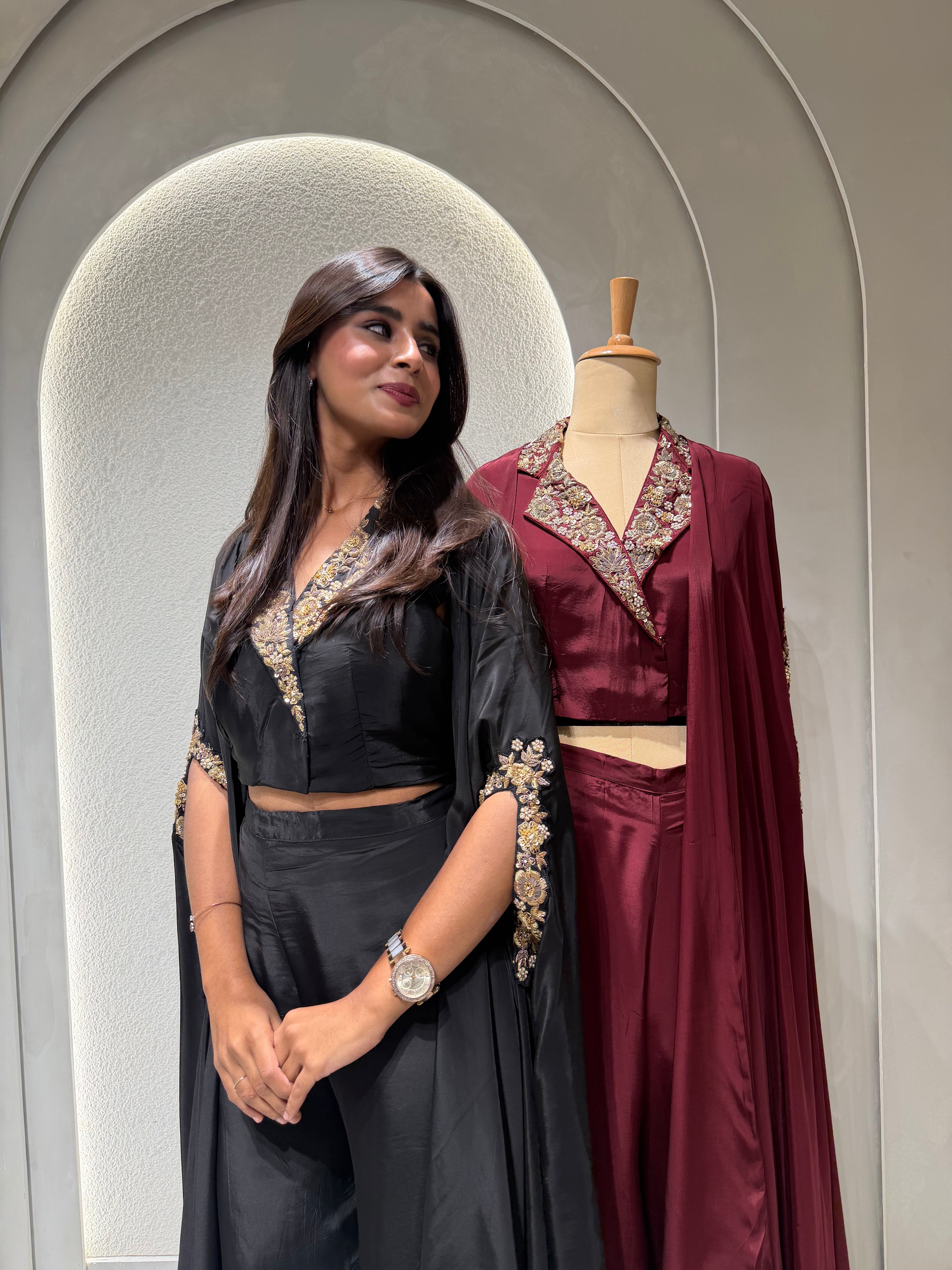 “RIWAYAT” Zardosi Embellished Jacket Indowestern Edit ✨♥️ | KurtiSwag
