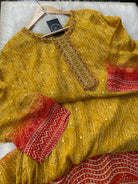 “YELLOW MELLOW” Premium Silk Kurta With Tassels ✨ | KurtiSwag