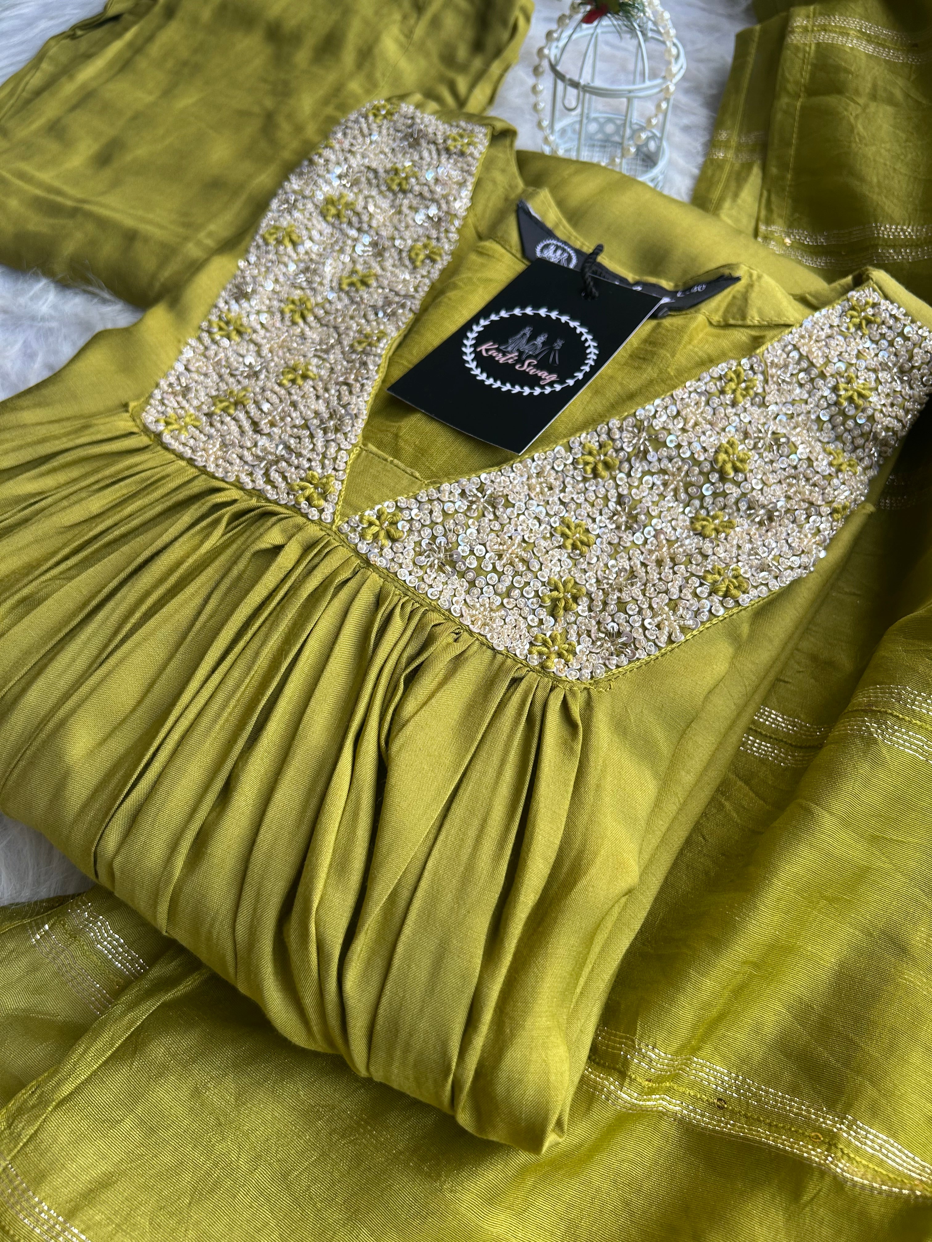 “MUKTI” Premium Muslin Suit Set ✨ | KurtiSwag