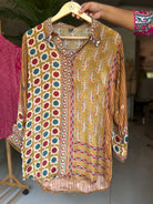 “CRAPE SHIRTS “ Ajrakh  prints | KurtiSwag