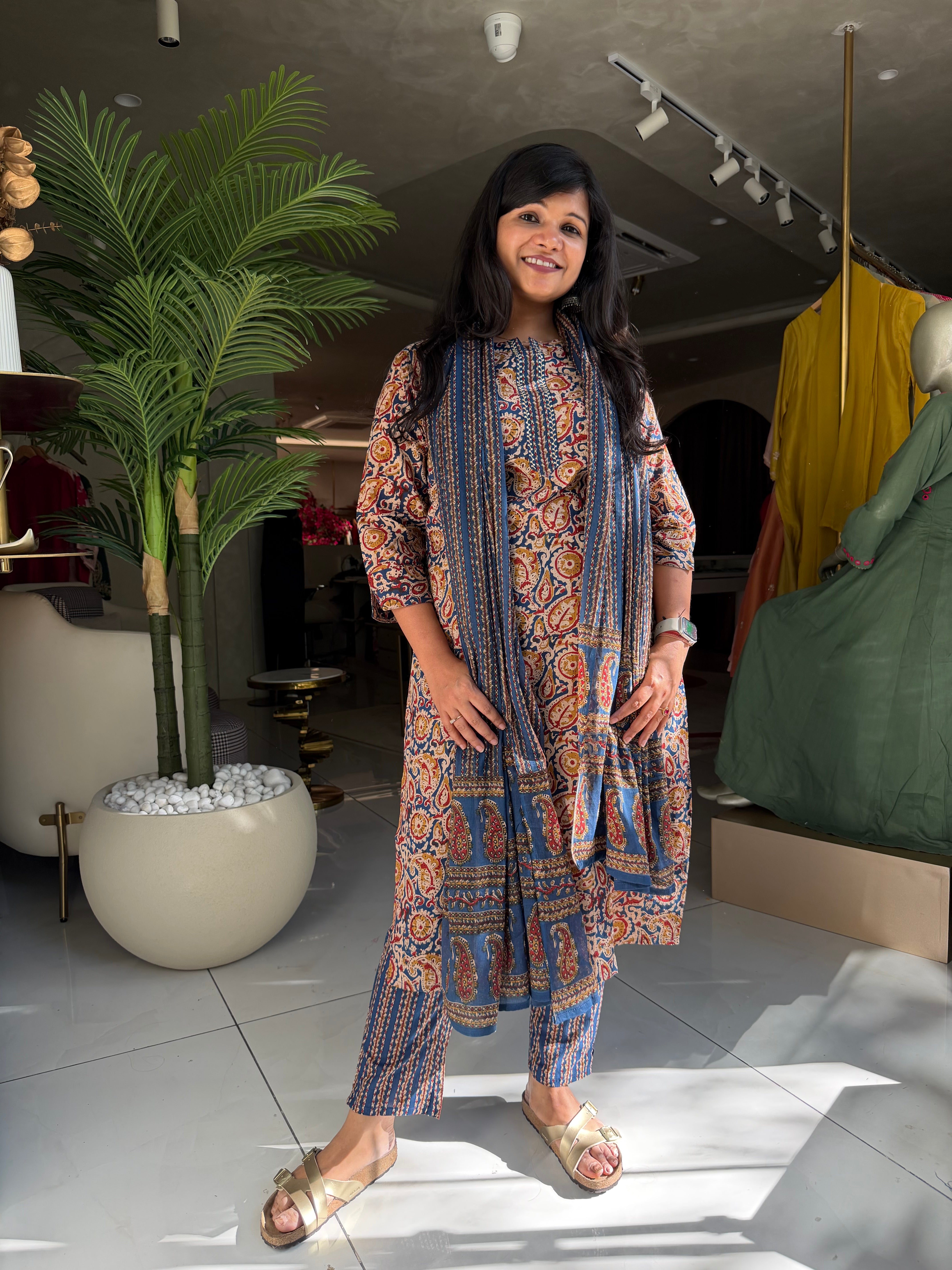 “KALAMKARI” Premium Cotton Everyday Suits ✨♥️ | KurtiSwag