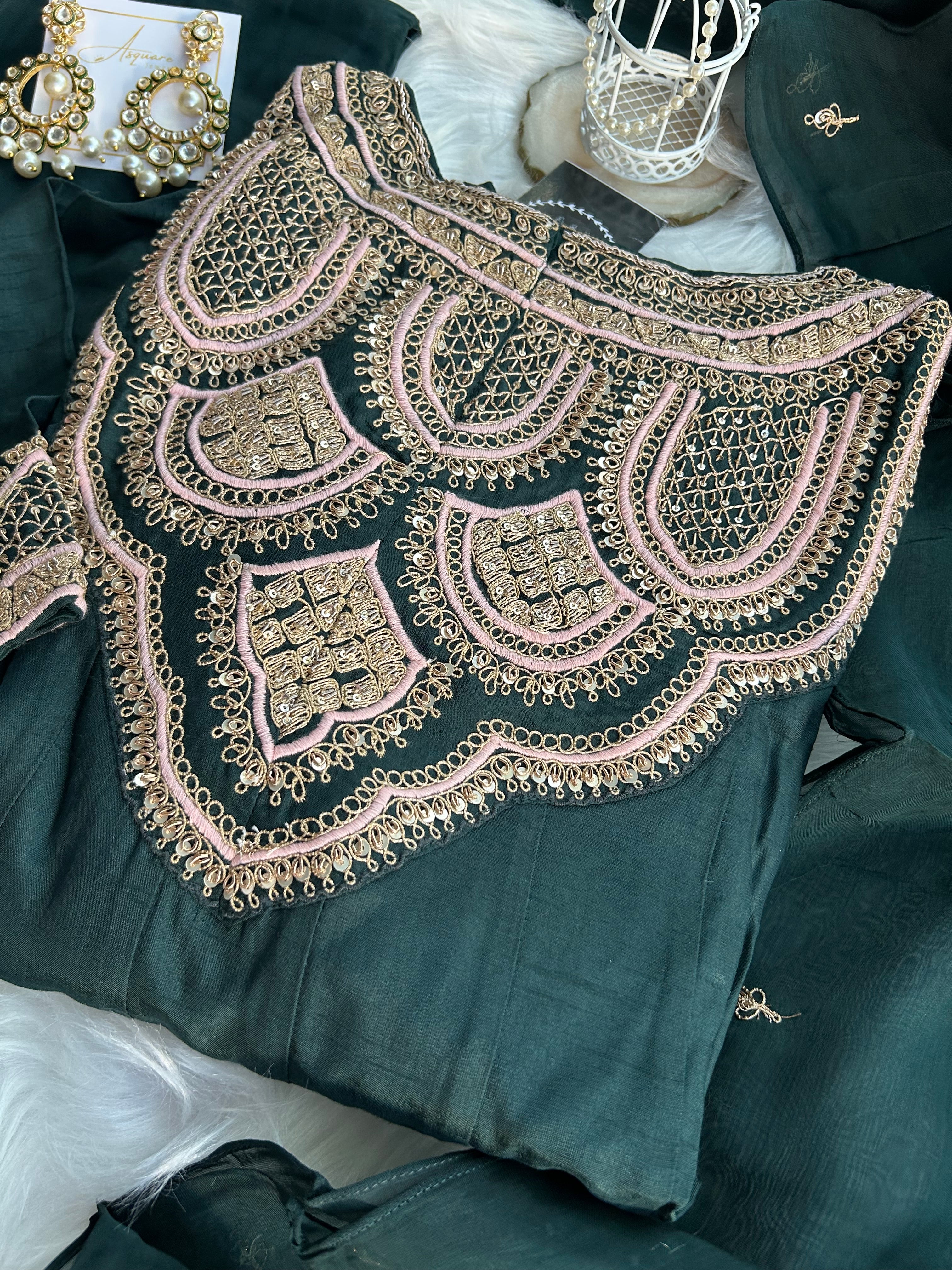 “ZARINA ROYAL” Premium Anarkali Suit Set ✨ | KurtiSwag