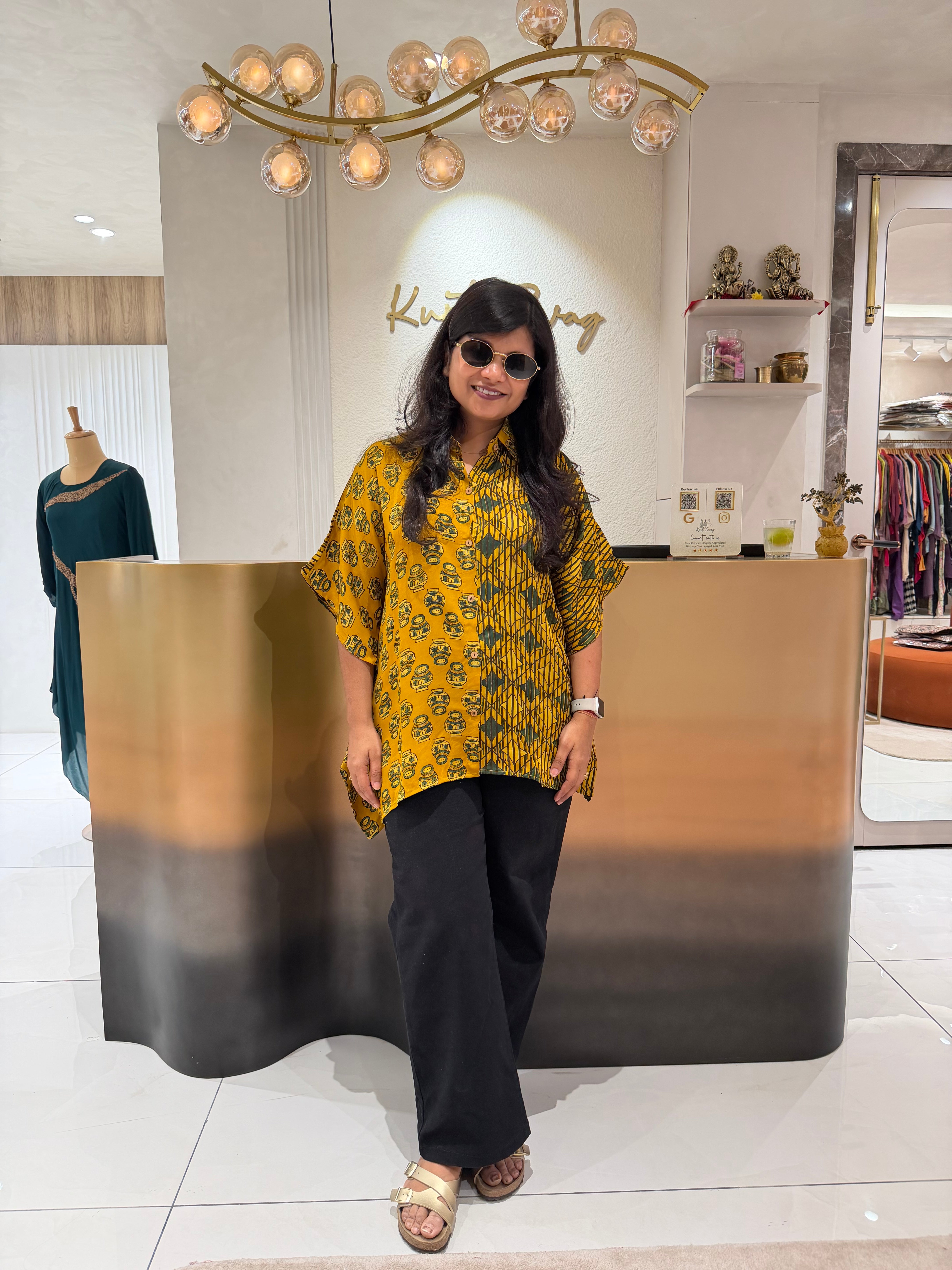 “AJRAKH MODAL” Kaftan Shirts - New 💕✨ | KurtiSwag