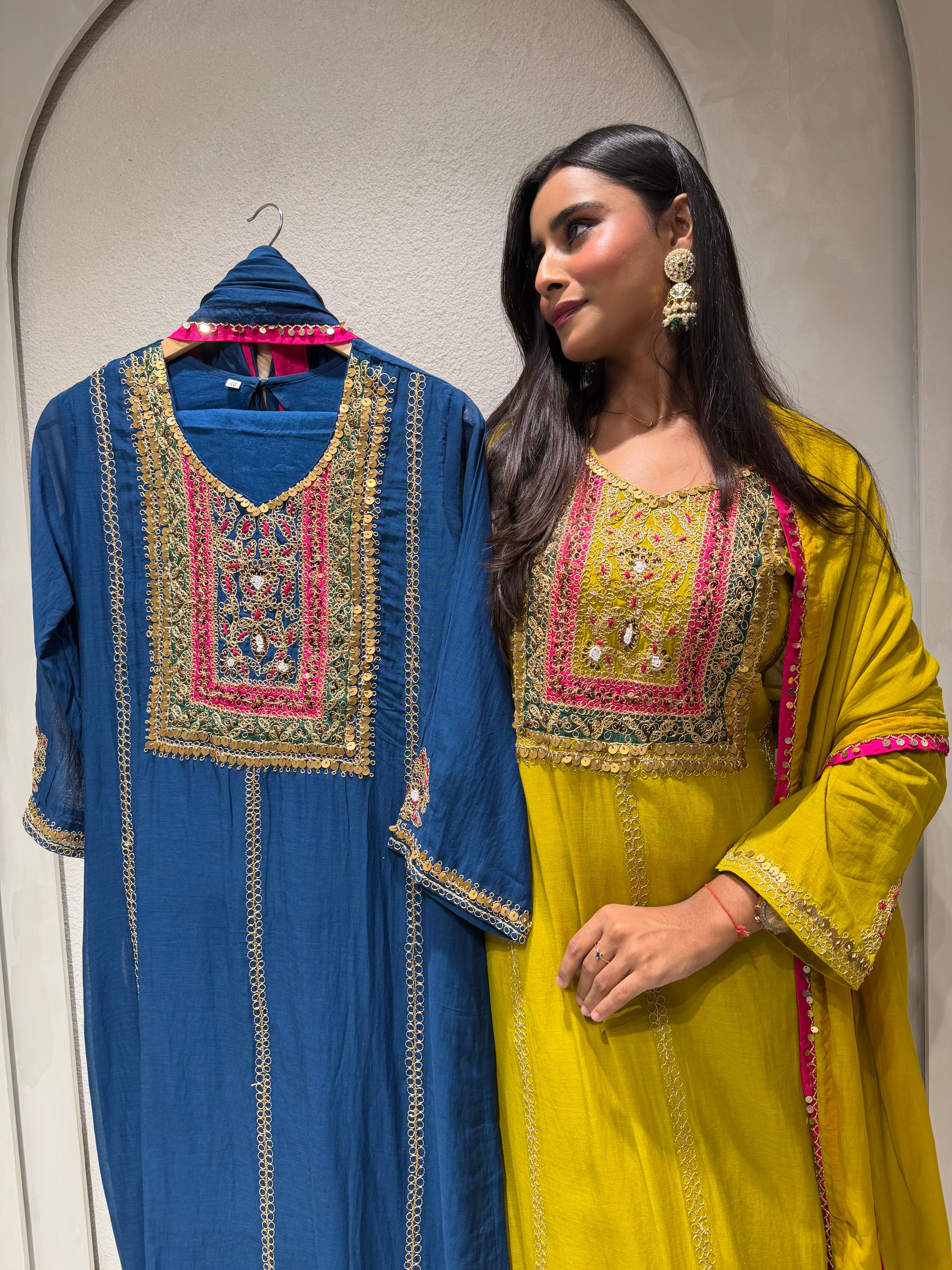 “SAMYUKTA” Amul Chanderi Festive Suit Set 💕 | KurtiSwag
